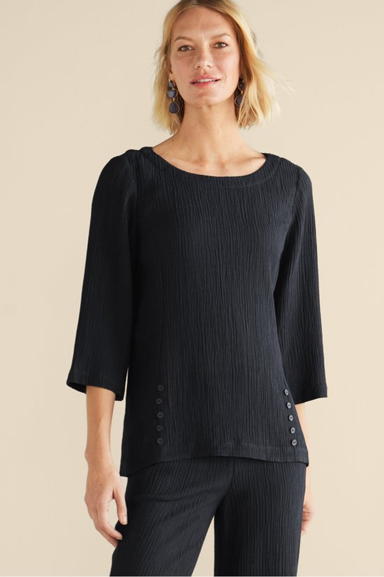 Oceo Gauze Tunic - Soft Surroundings Outlet