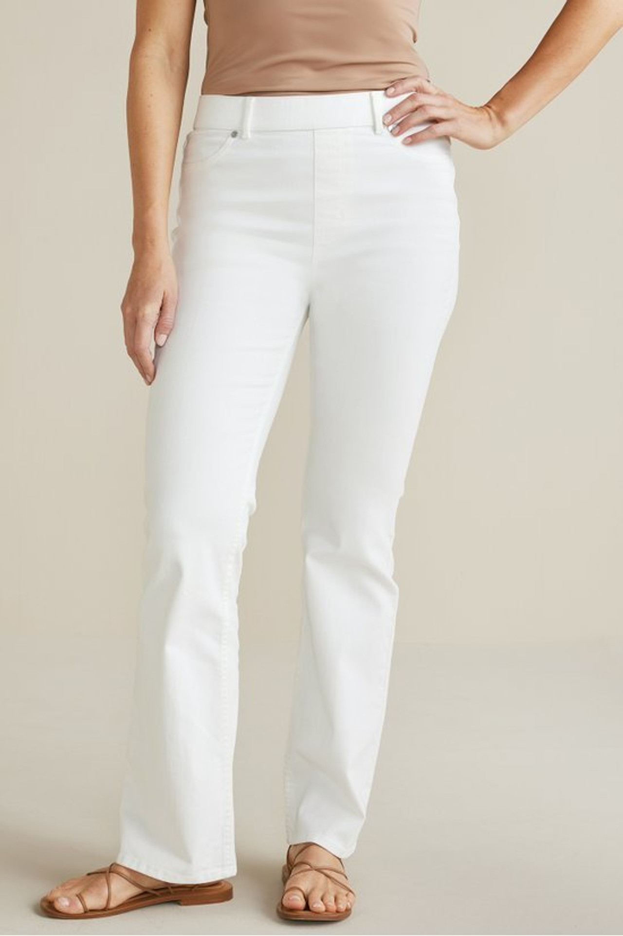 Ultimate Denim Pull-On Bootcut Jeans - Soft Surroundings Outlet