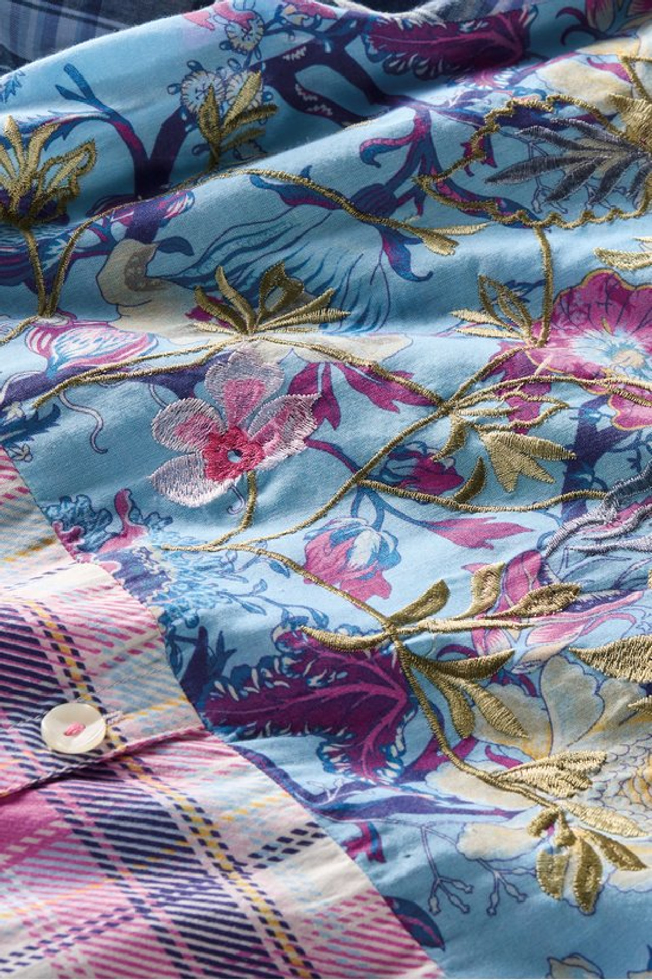 Vanita Plaid Tunic - Soft Surroundings Outlet