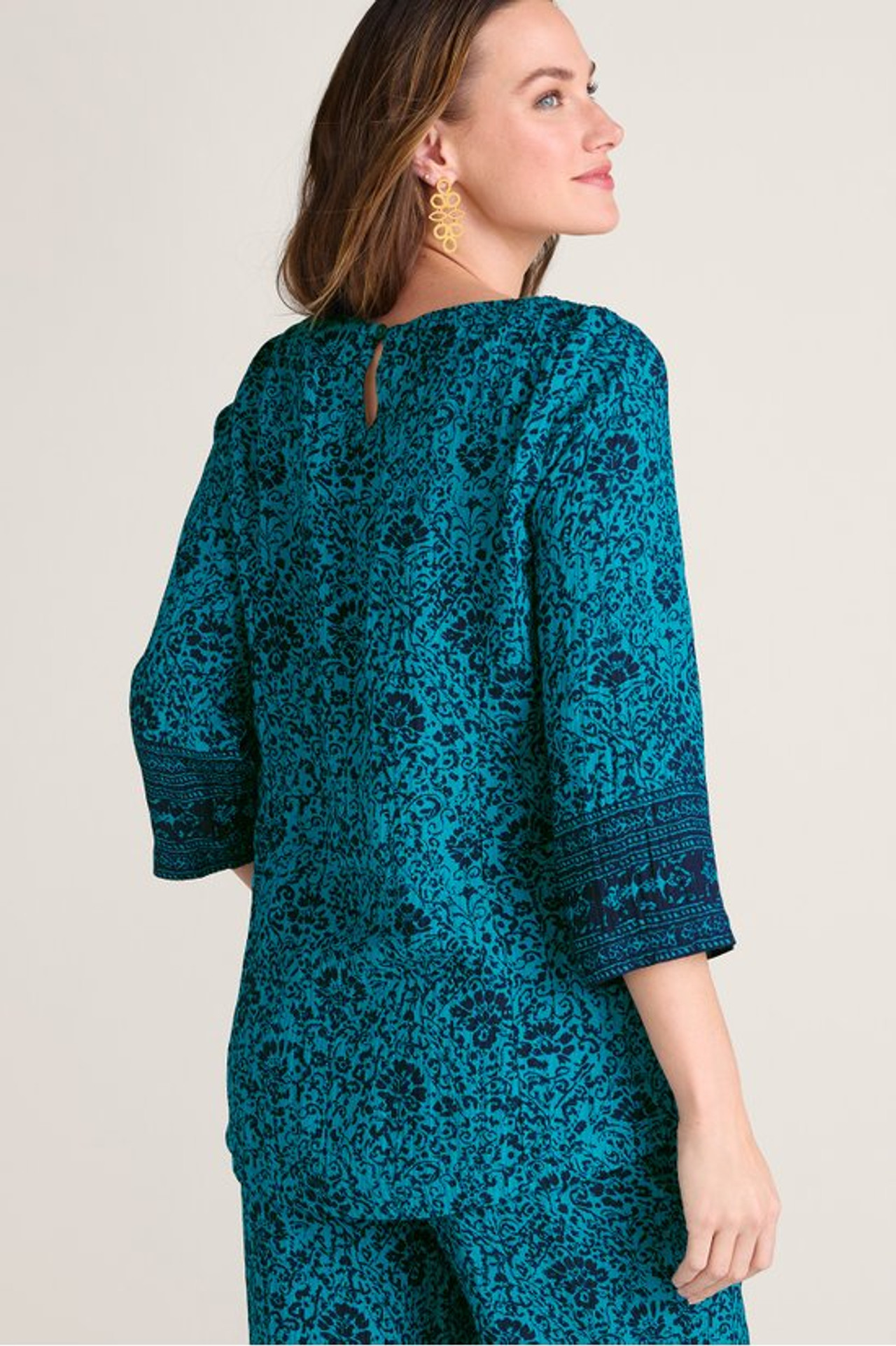 Oceo Gauze Tunic - Soft Surroundings Outlet