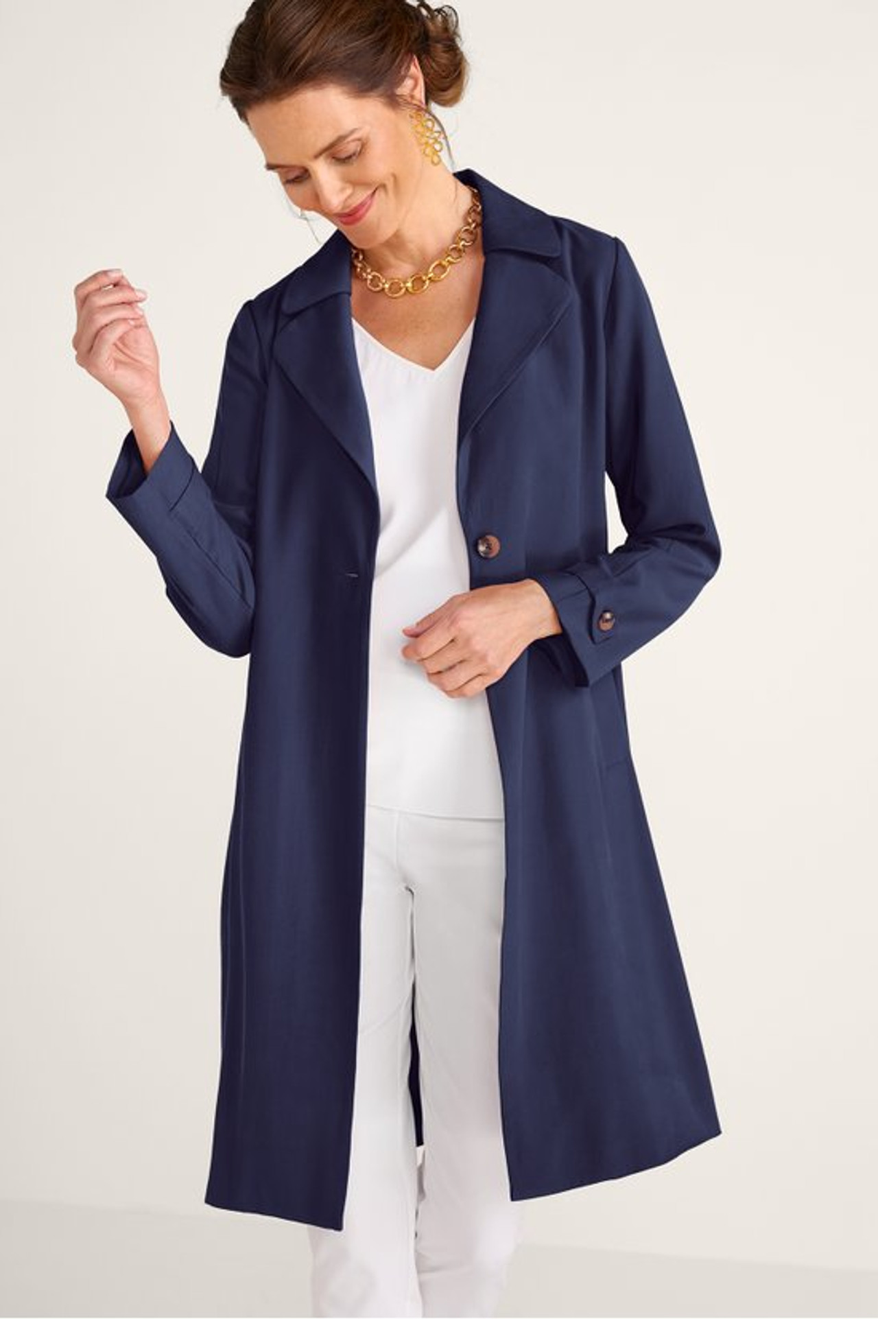 Town & Country Trench Coat - Soft Surroundings Outlet