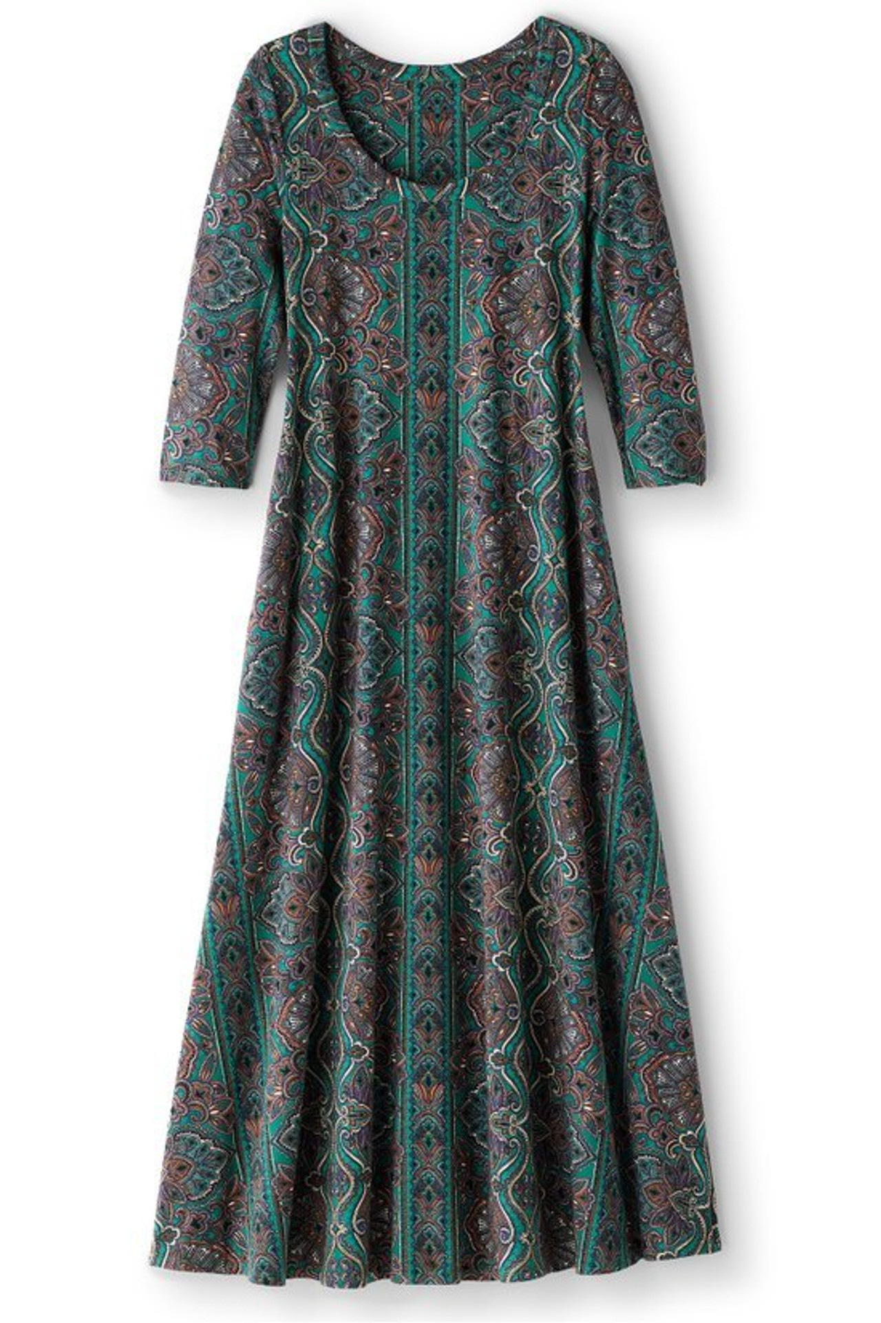 Santiago 3/4 Sleeve Dress - Soft Surroundings Outlet