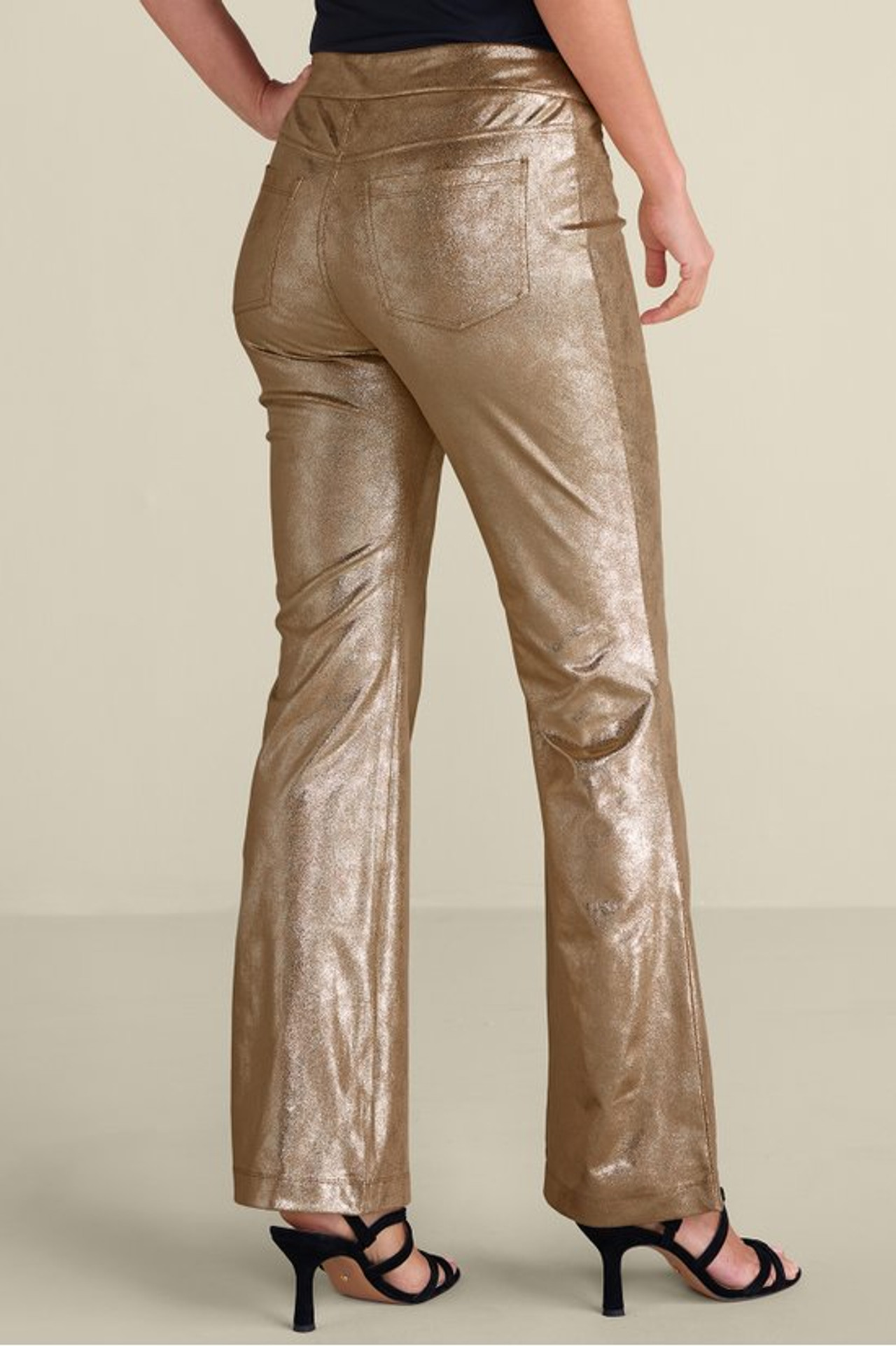 Faux Suede Bootcut Pants - Soft Surroundings Outlet