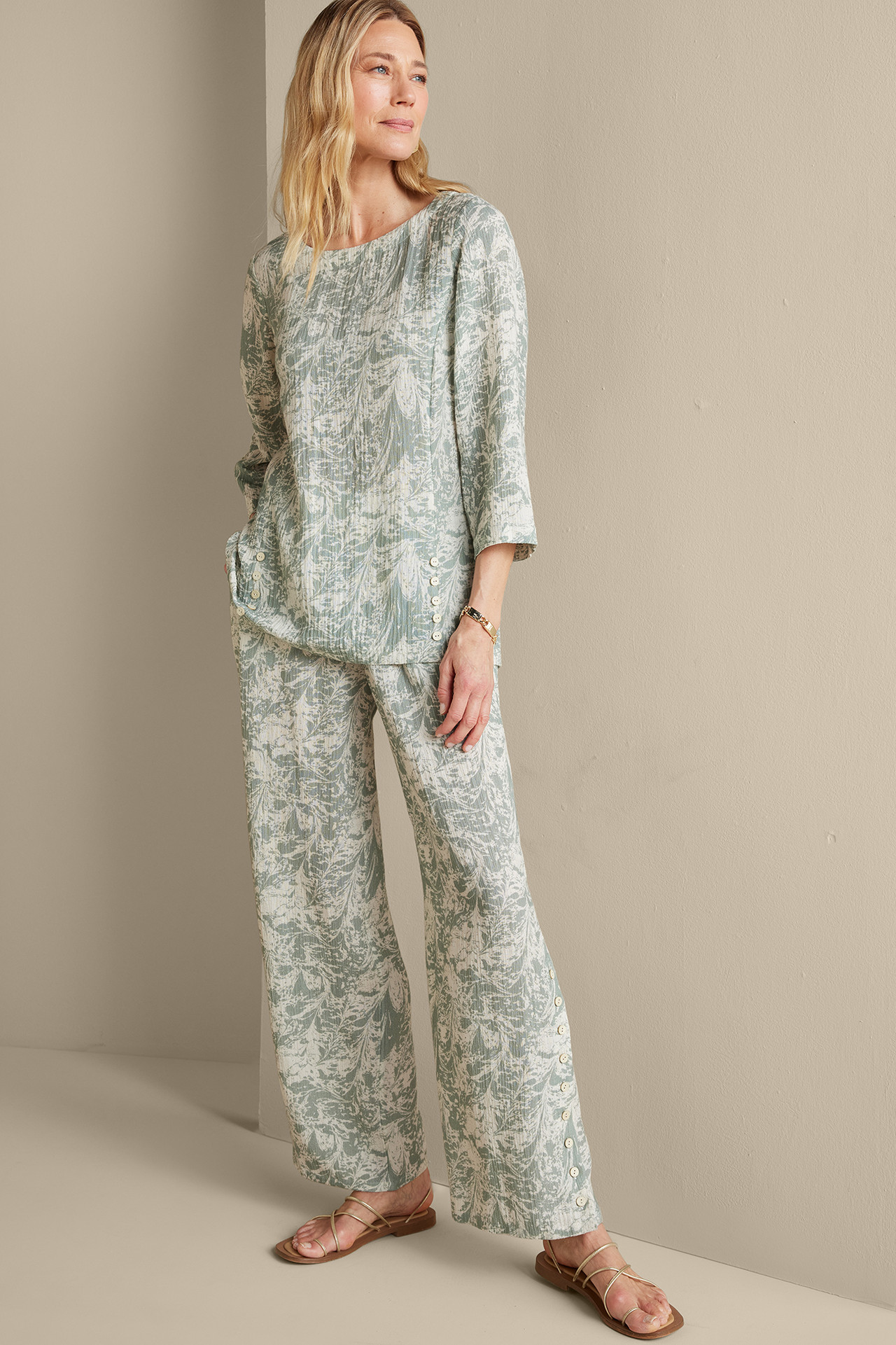 Oceo Gauze Tunic - Soft Surroundings Outlet