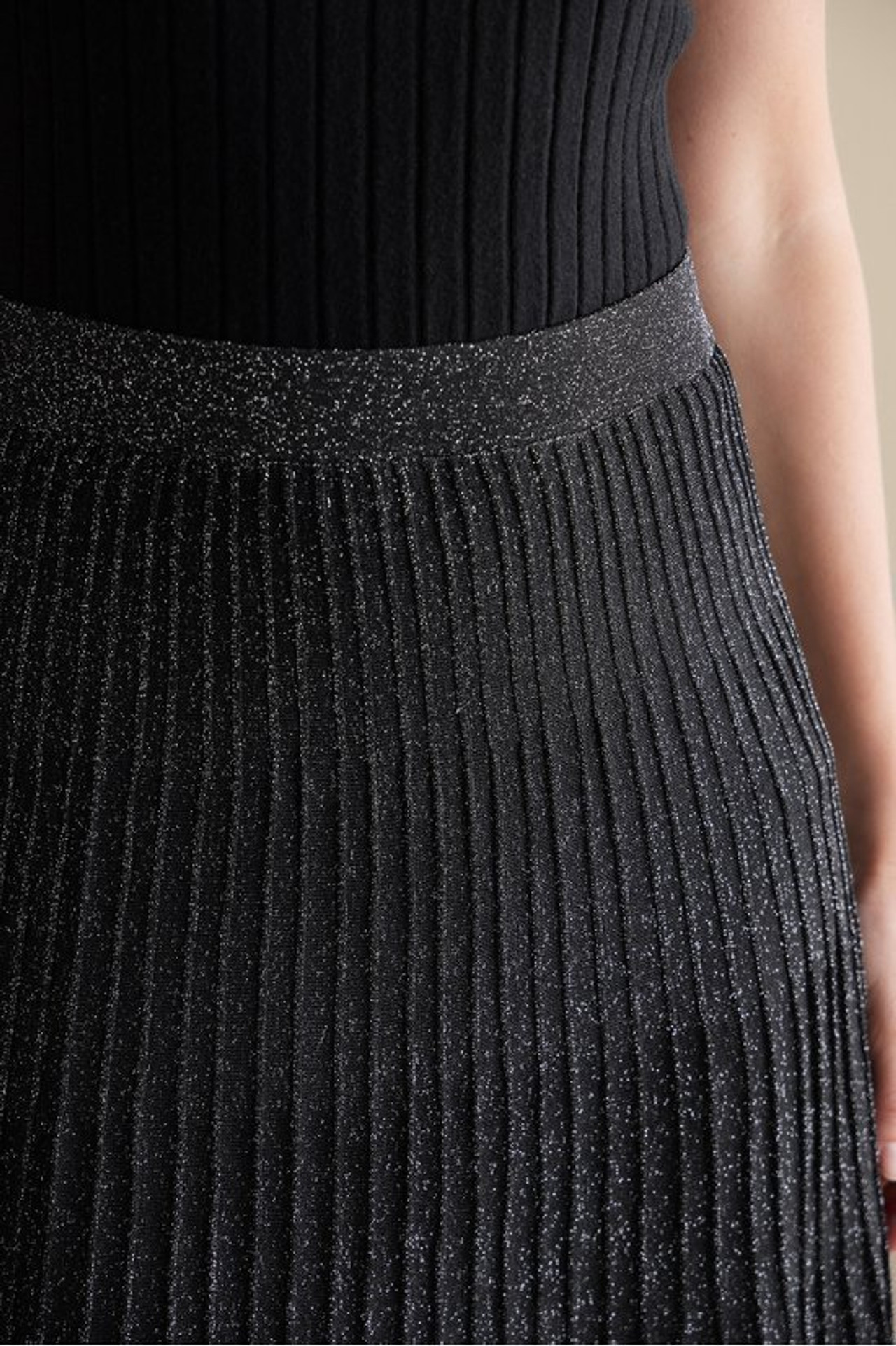 Nisha Knit Pleated Skirt - Soft Surroundings Outlet