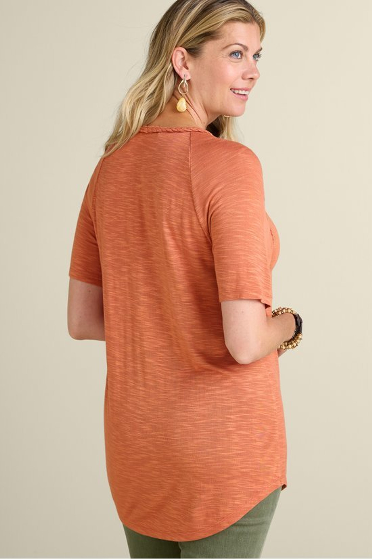 Lainey Slub Tee - Soft Surroundings Outlet