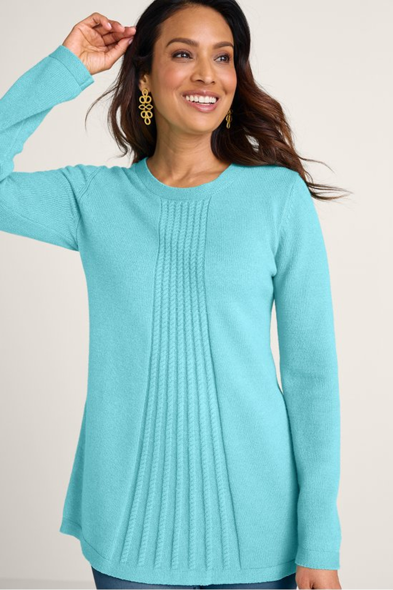 Priscilla Pullover Tunic Sweater - Soft Surroundings Outlet