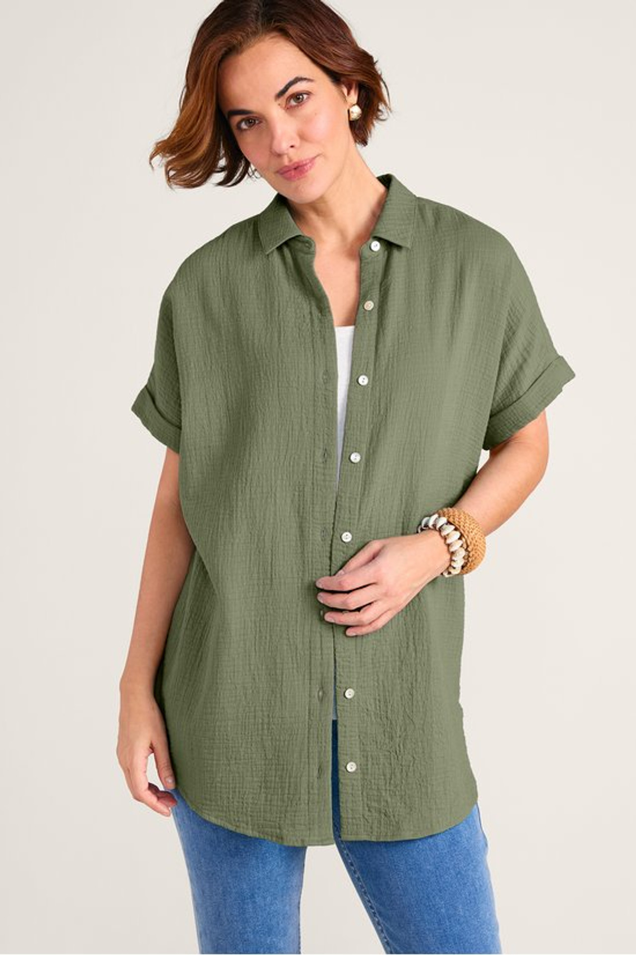 Je Veux Gauze Top - Soft Surroundings Outlet