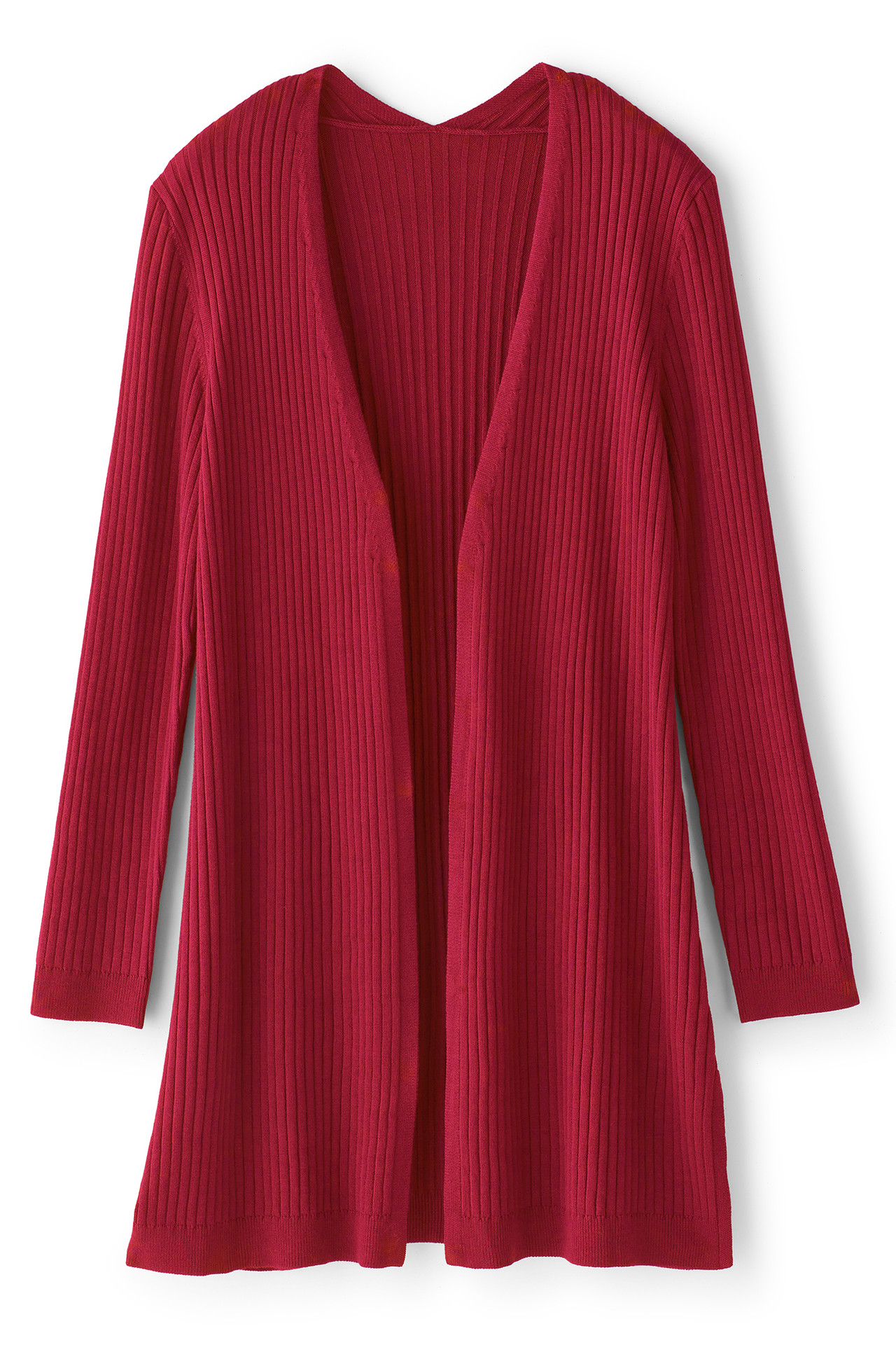 SoftEssential™ Ribbed Long Cardi - Soft Surroundings Outlet