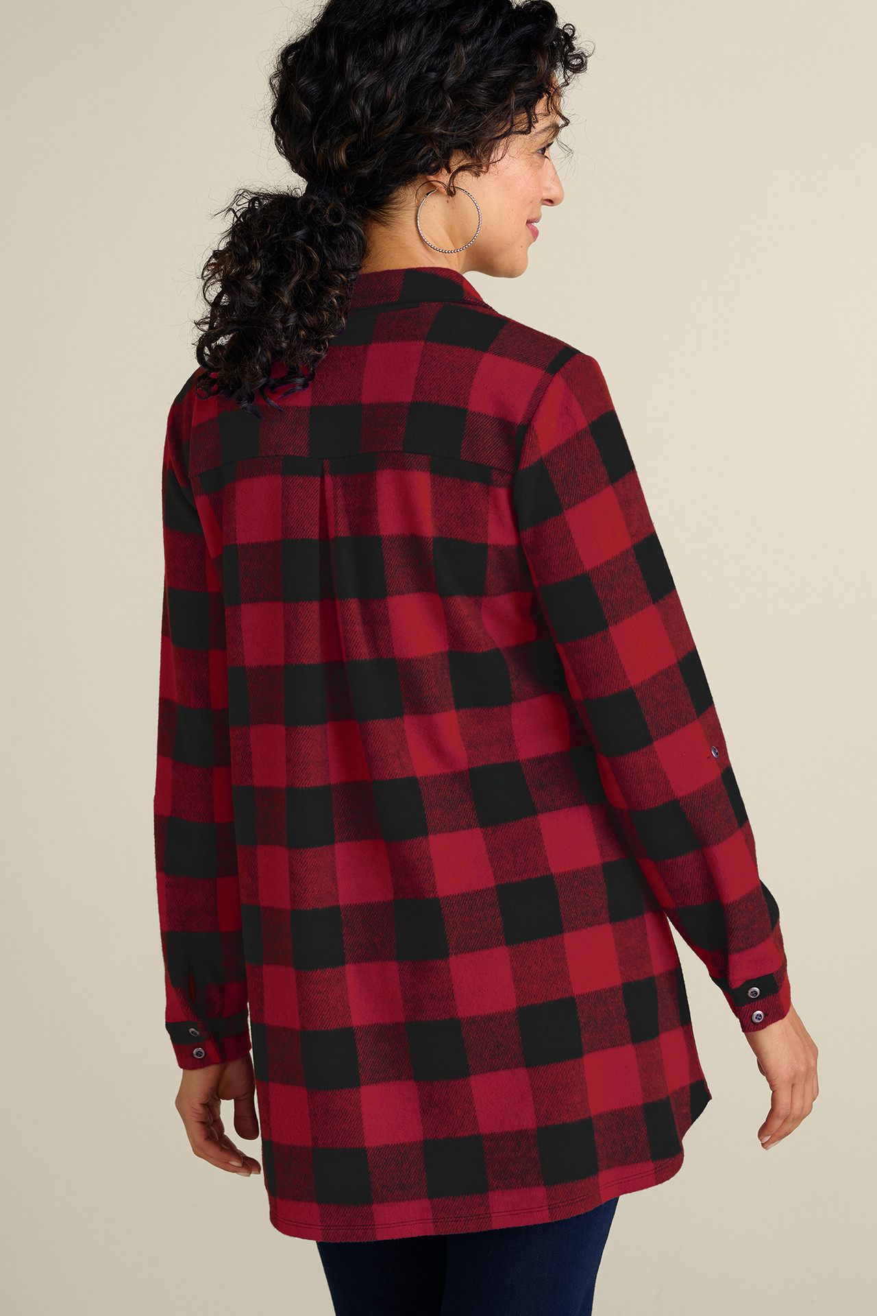 Mad About Plaid Tunic - Soft Surroundings Outlet