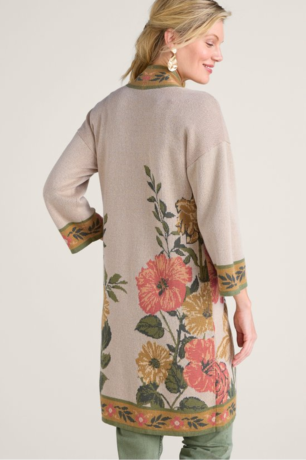 Moxie Jacquard Cardigan - Soft Surroundings Outlet