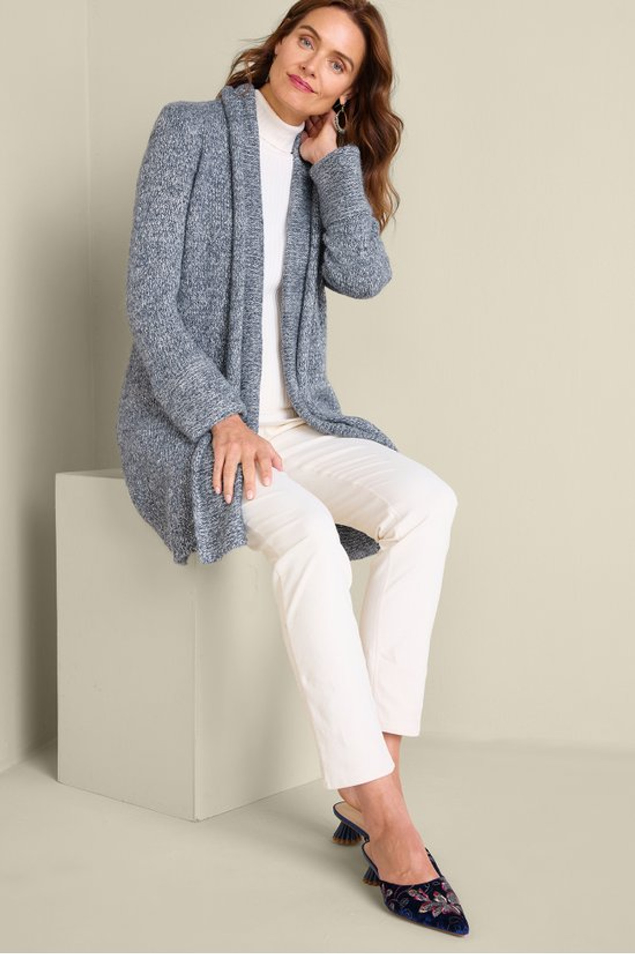 Neva Sequin Cardigan - Soft Surroundings Outlet