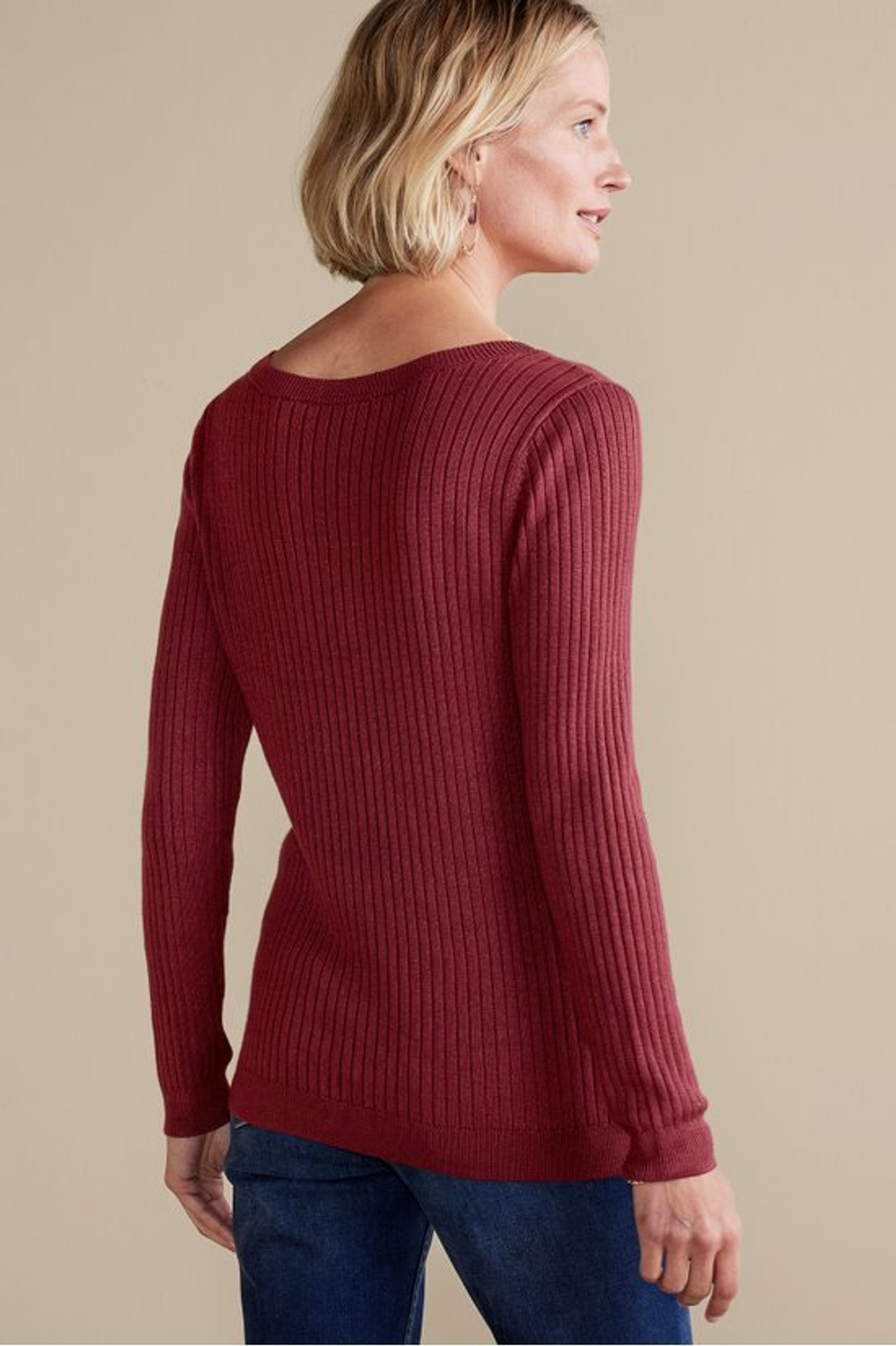 SoftEssential™ Ribbed Pullover Sweater - Soft Surroundings Outlet