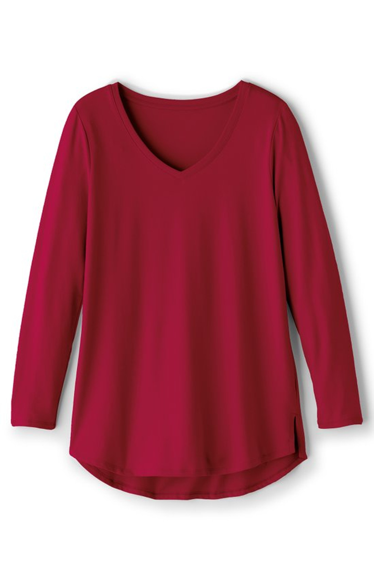 SoftEssential™ Supima® Isabel Long Sleeve Tunic - Soft Surroundings Outlet