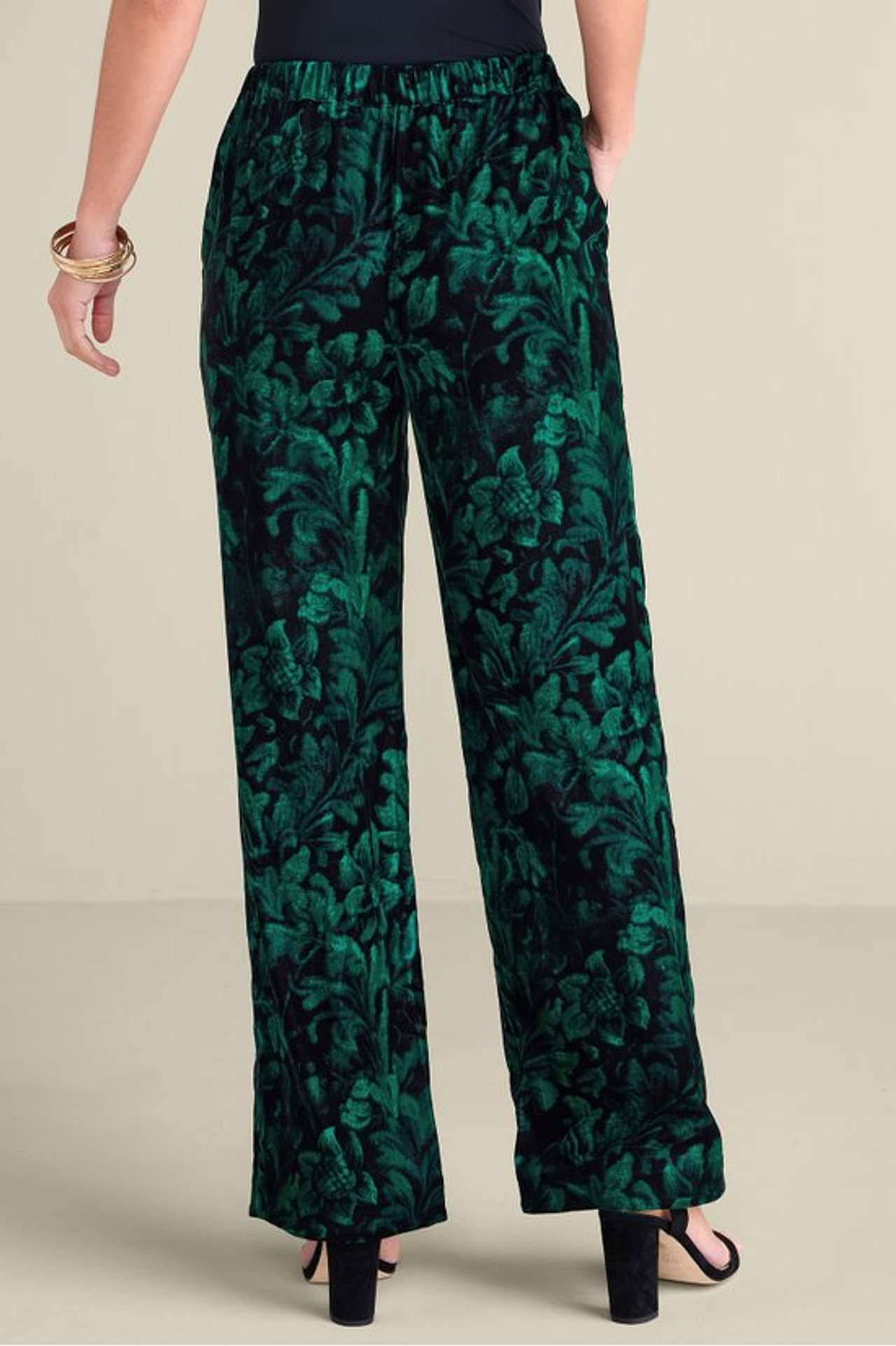 Aria Velvet Wide Leg Pants - Soft Surroundings Outlet