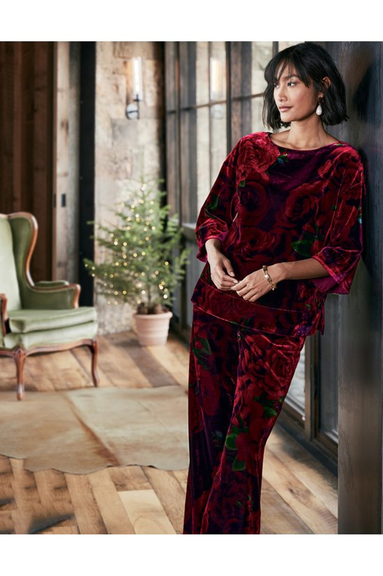 Aria Velvet Top - Soft Surroundings Outlet