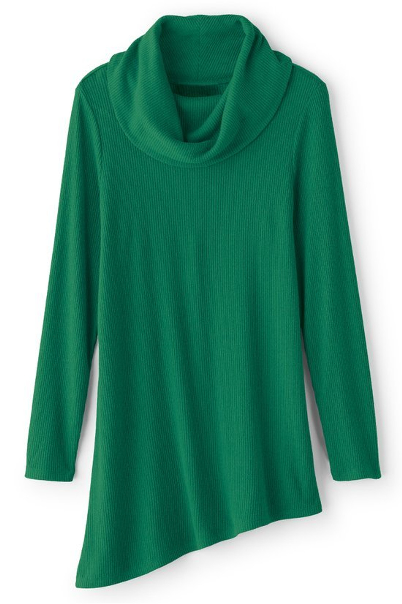 Kayla Rib Knit Cowl Neck Tunic - Soft Surroundings Outlet