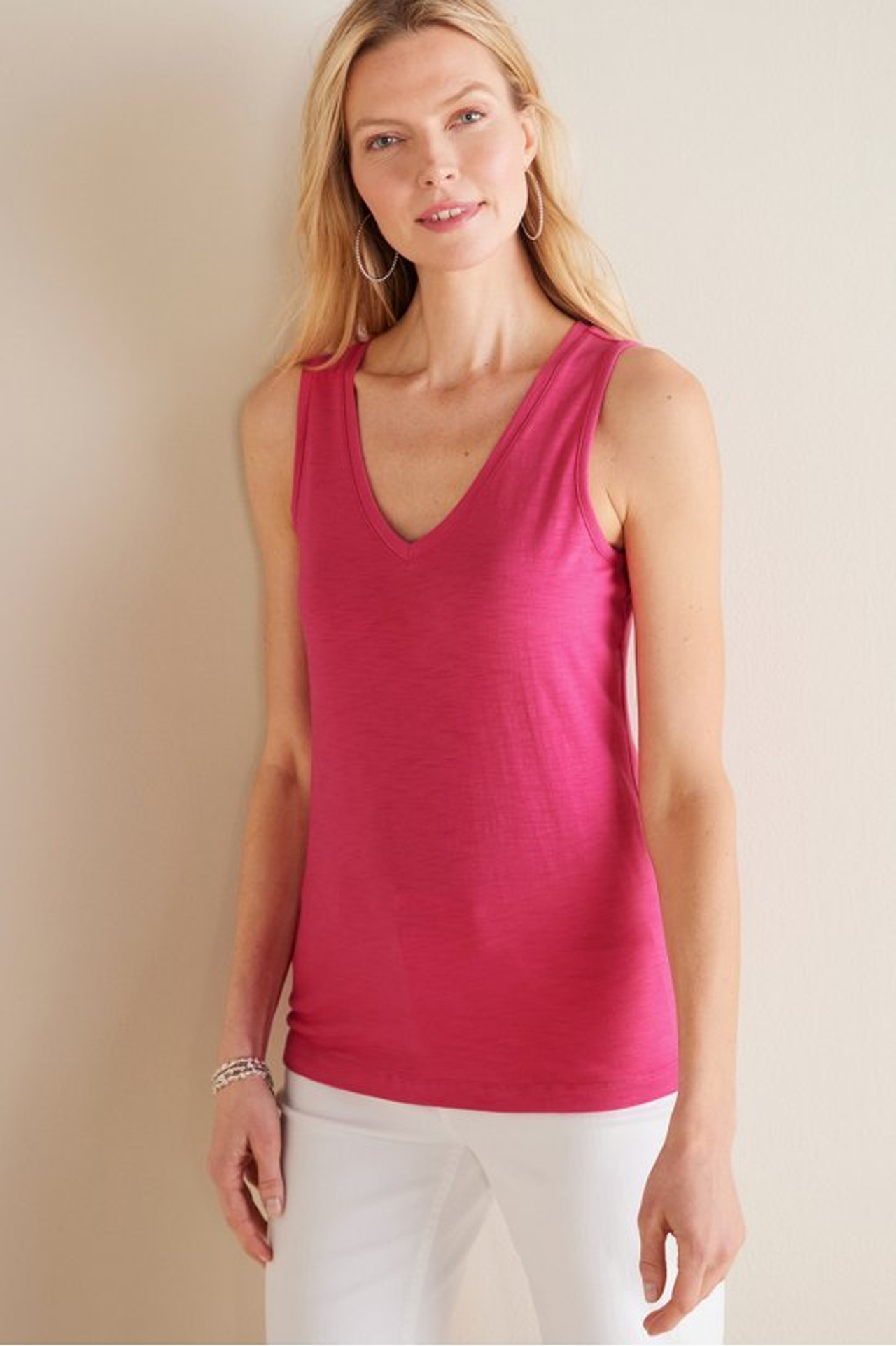 Mistral Supima® Slub Tank - Soft Surroundings Outlet