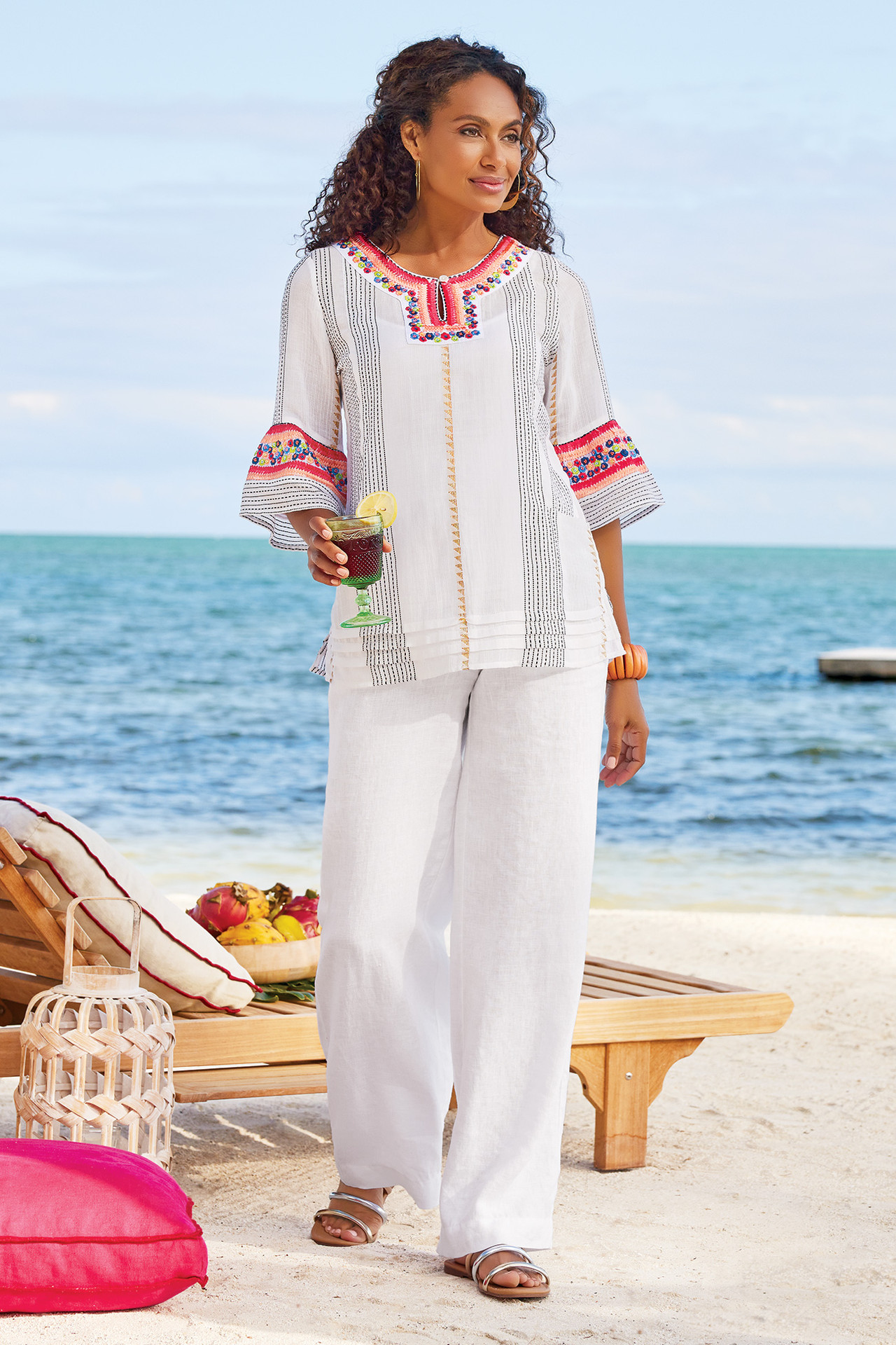 Aliso Point Linen Pants - Soft Surroundings Outlet