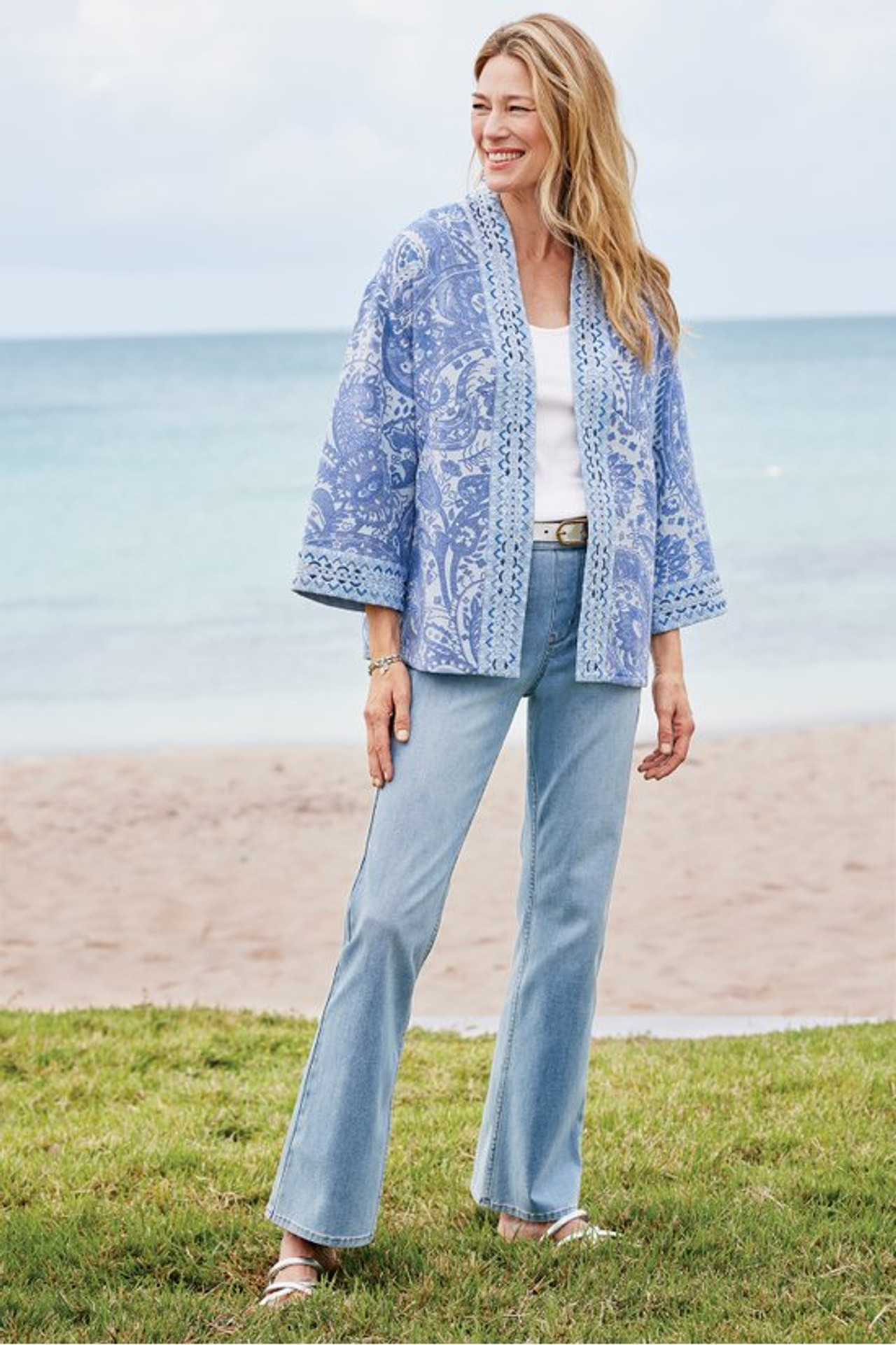 Ultimate Denim Pull-On Bootcut Jeans - Soft Surroundings Outlet