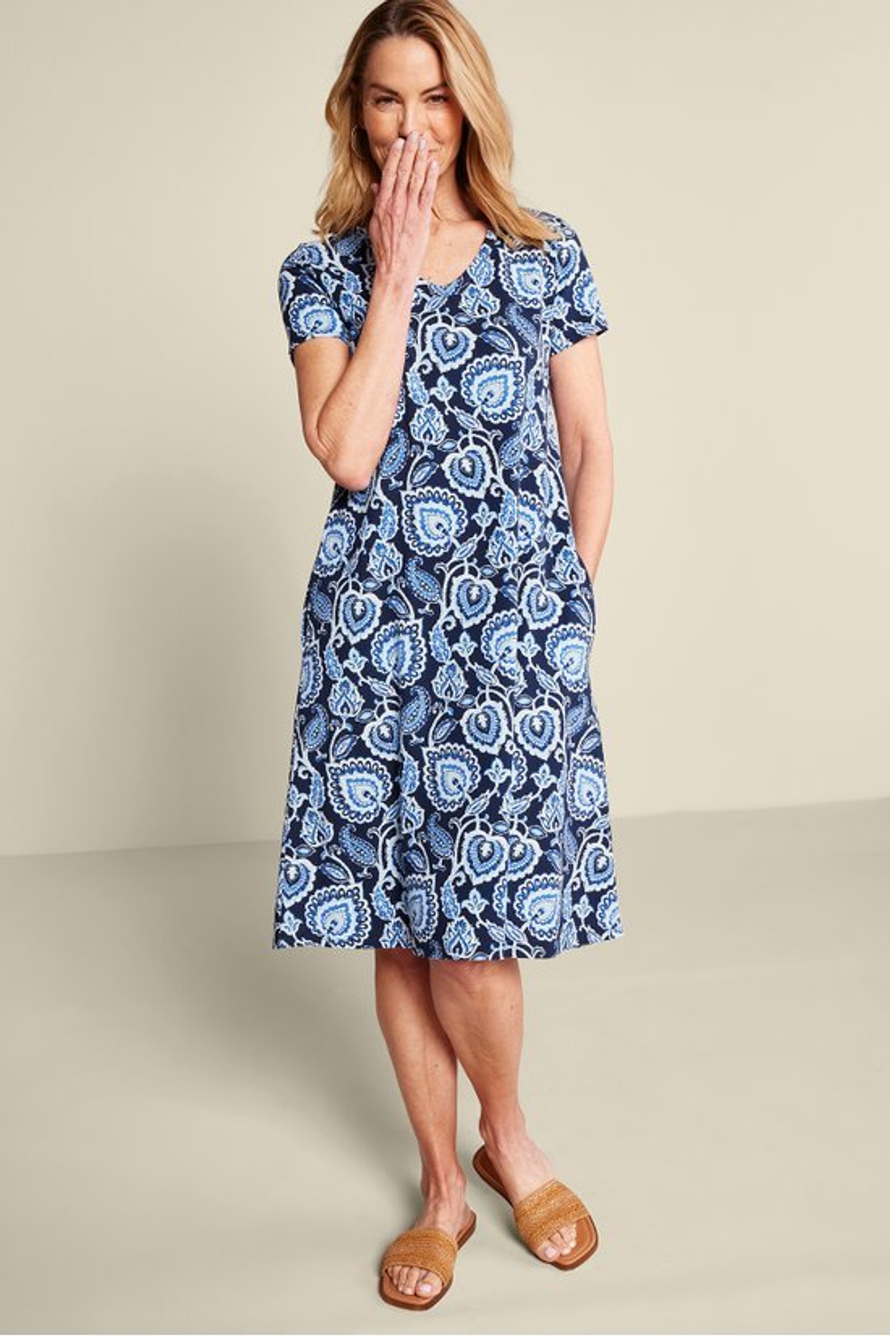 SoftEssential™ Supima® T-Shirt Dress - Soft Surroundings Outlet