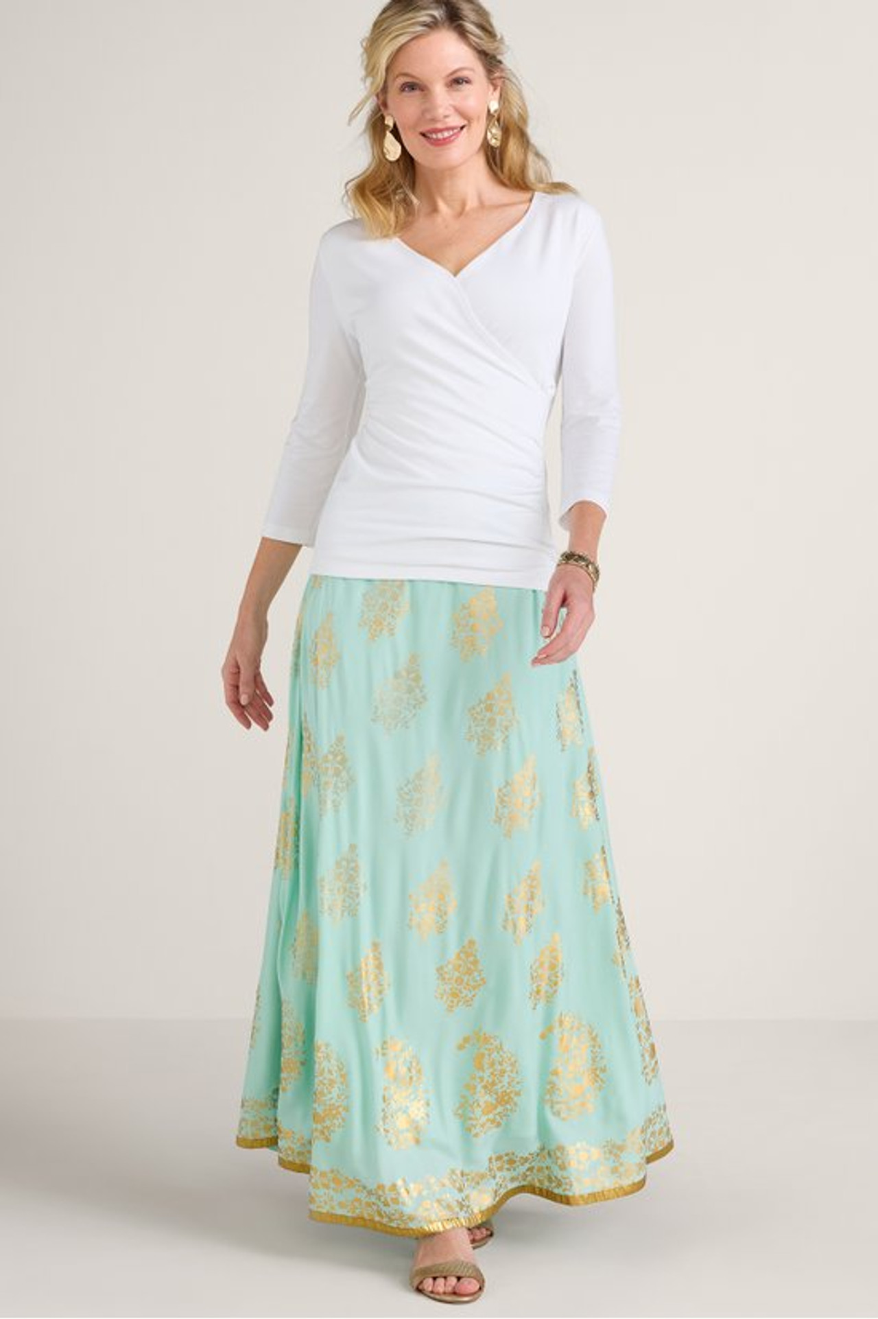 Savita Maxi Skirt - Soft Surroundings Outlet