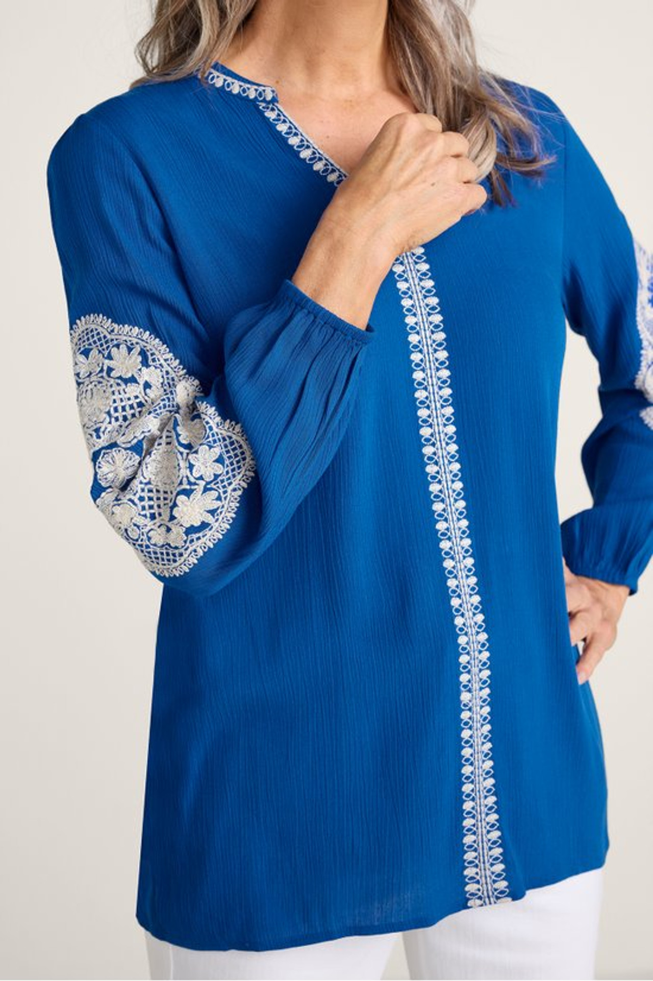 Keera Gauze Tunic - Soft Surroundings Outlet