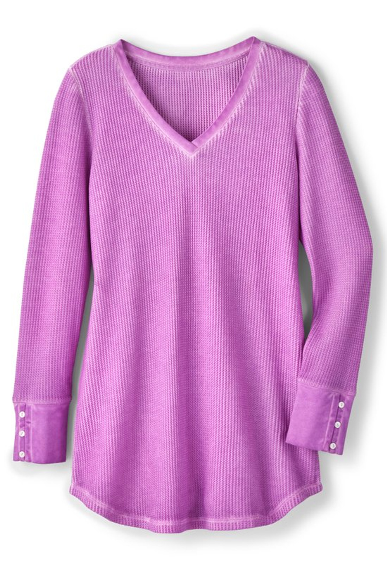 Arabella Waffle Knit Tunic - Soft Surroundings Outlet