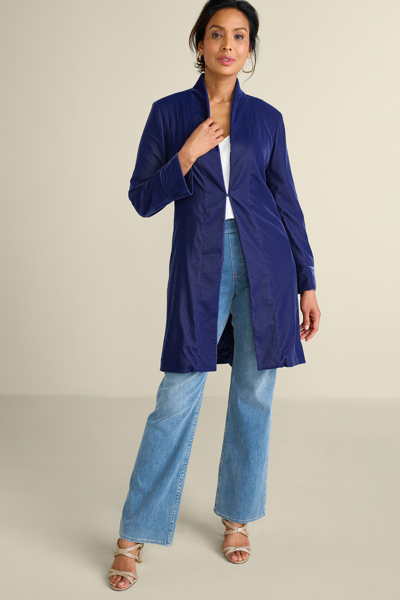 Aria Velvet Jacket - Soft Surroundings Outlet