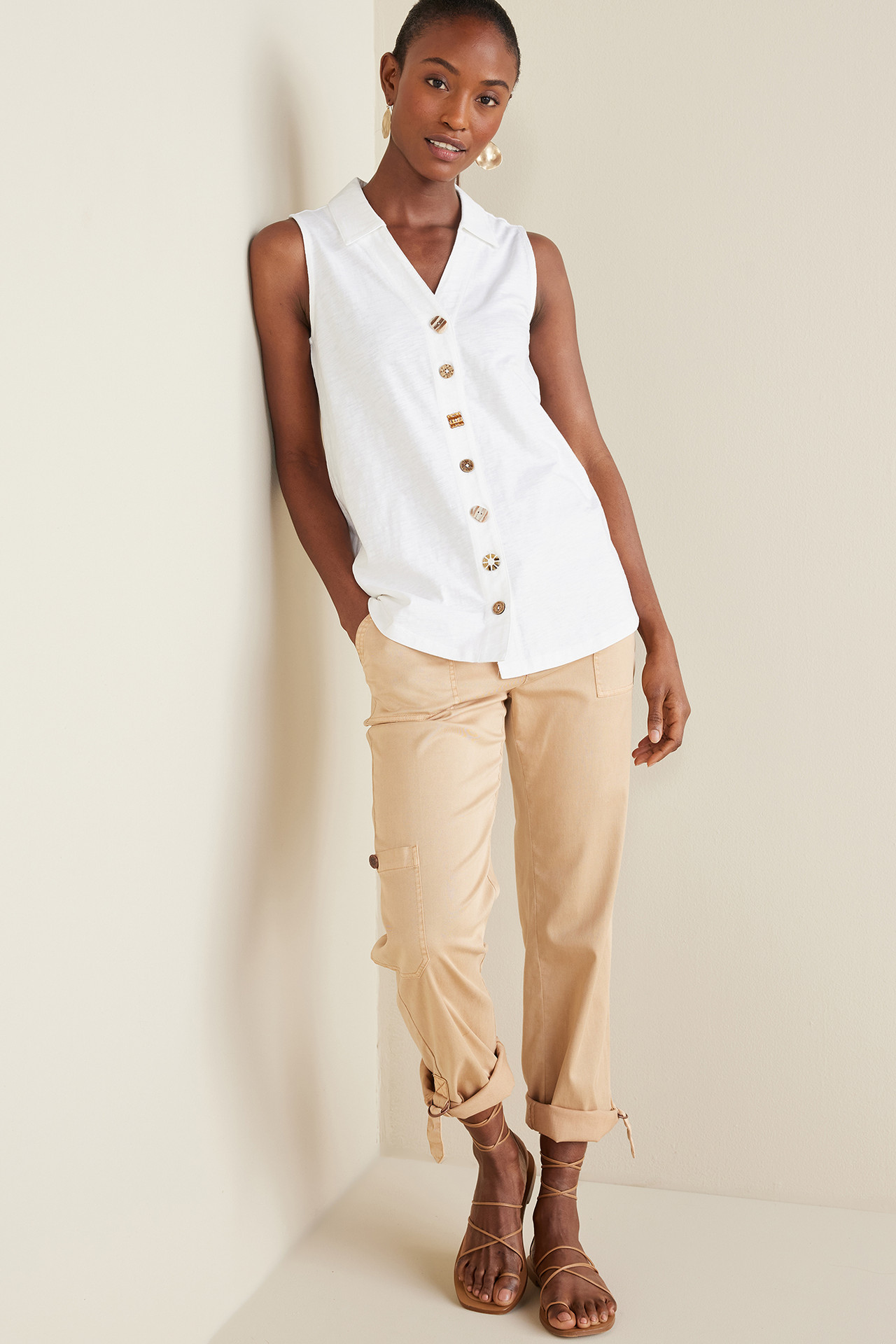 Danielle Sleeveless Tunic - Soft Surroundings Outlet