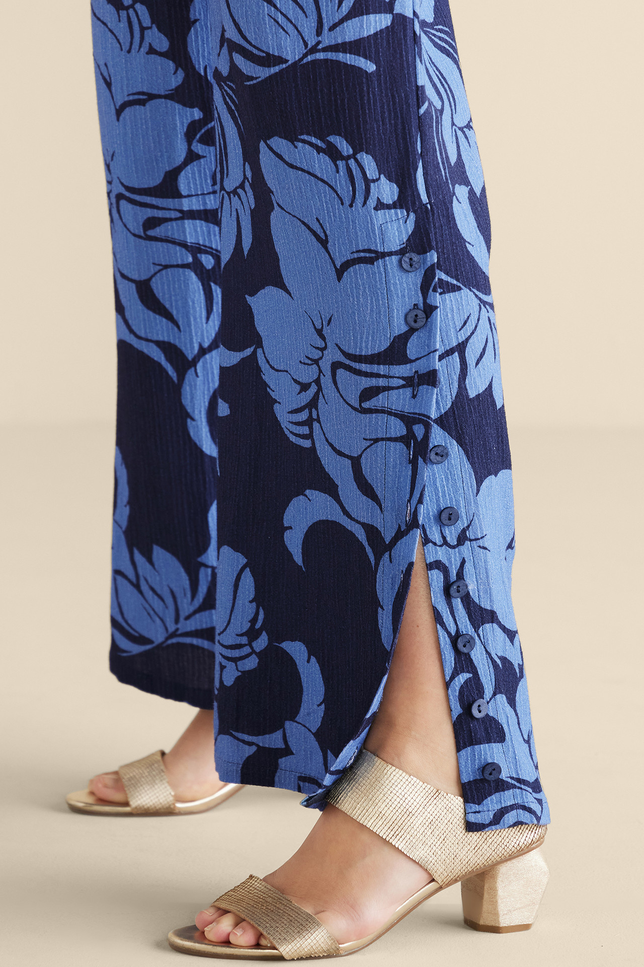 Oceo Gauze Wide-Leg Pants - Soft Surroundings Outlet