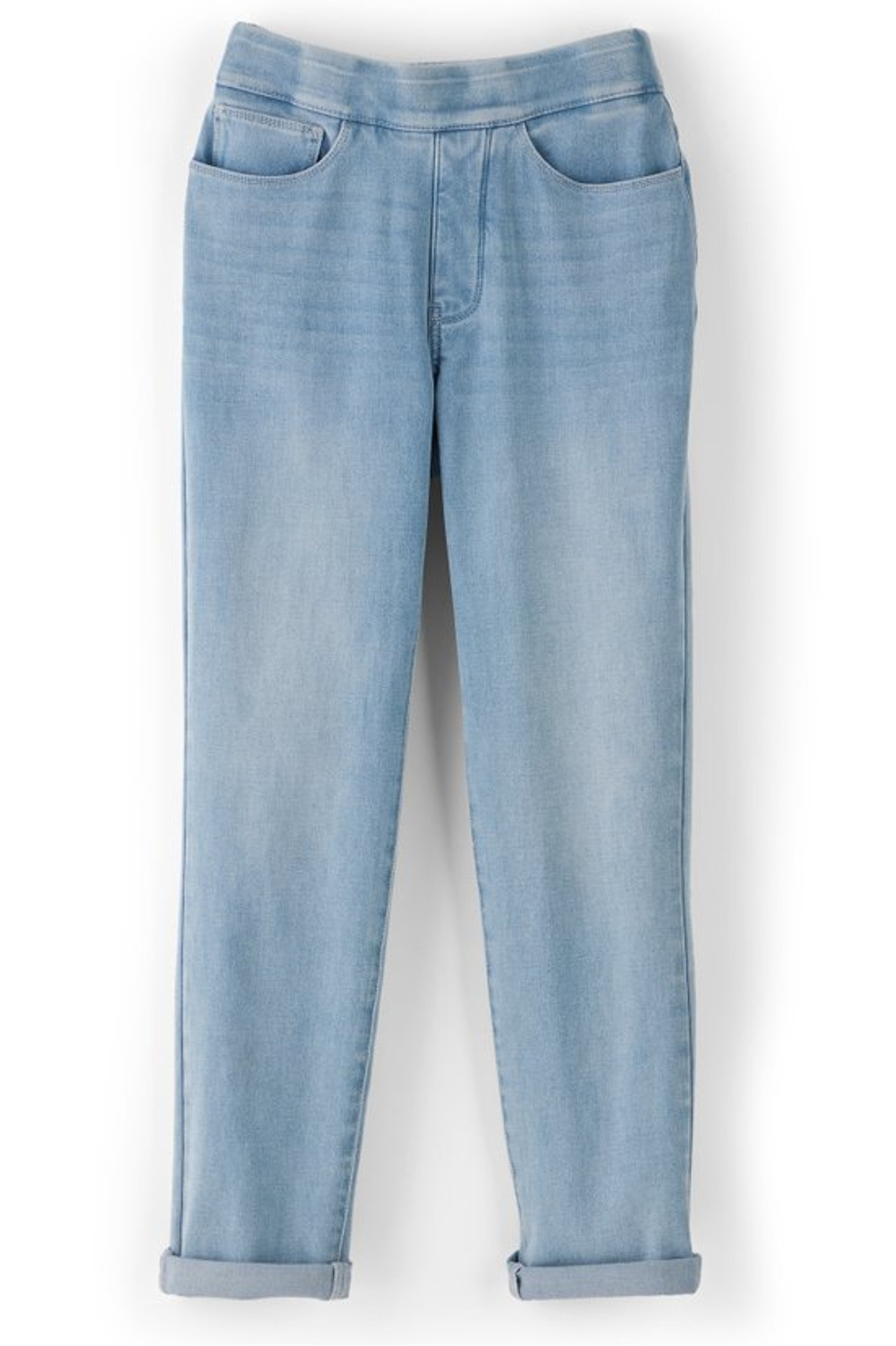 The Ultimate Denim Pull-On Crop - Soft Surroundings Outlet