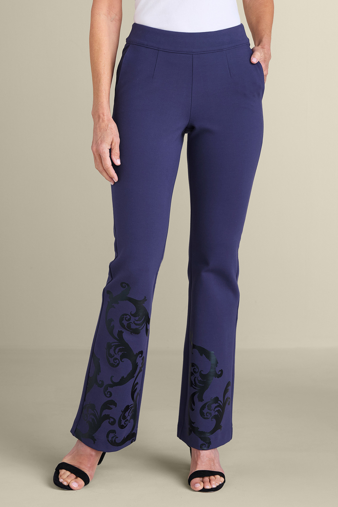 SoftEssential™ Ponte Bootcut Pants - Soft Surroundings Outlet