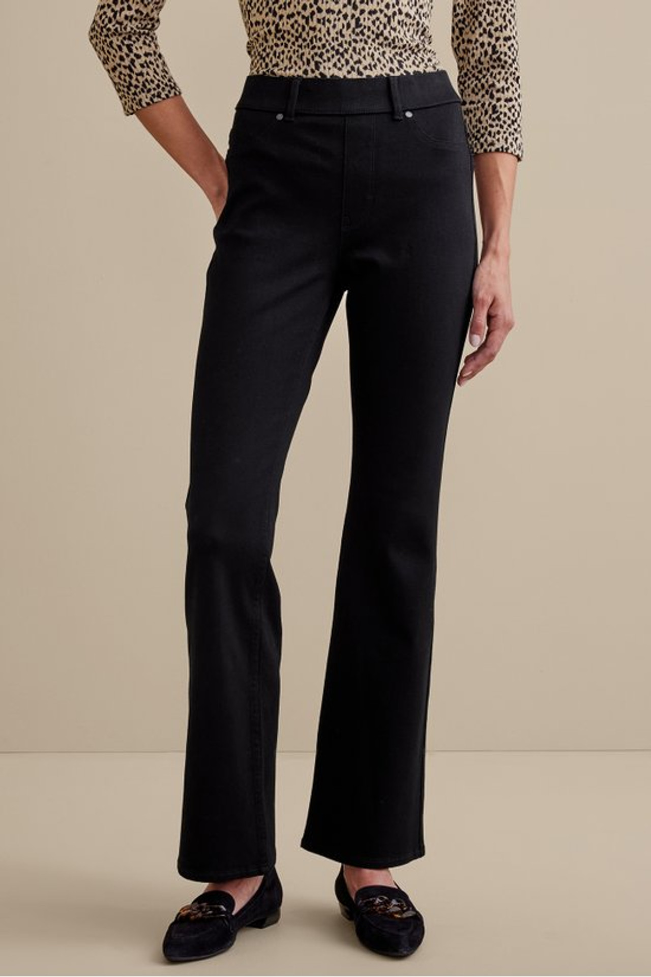 Ultimate Denim Pull-On Bootcut Jeans - Soft Surroundings Outlet