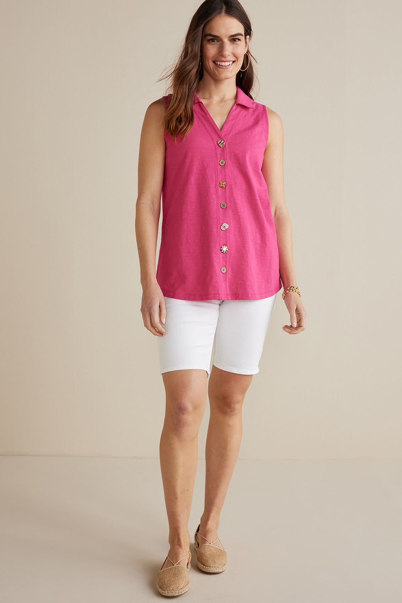 Danielle Sleeveless Tunic - Soft Surroundings Outlet