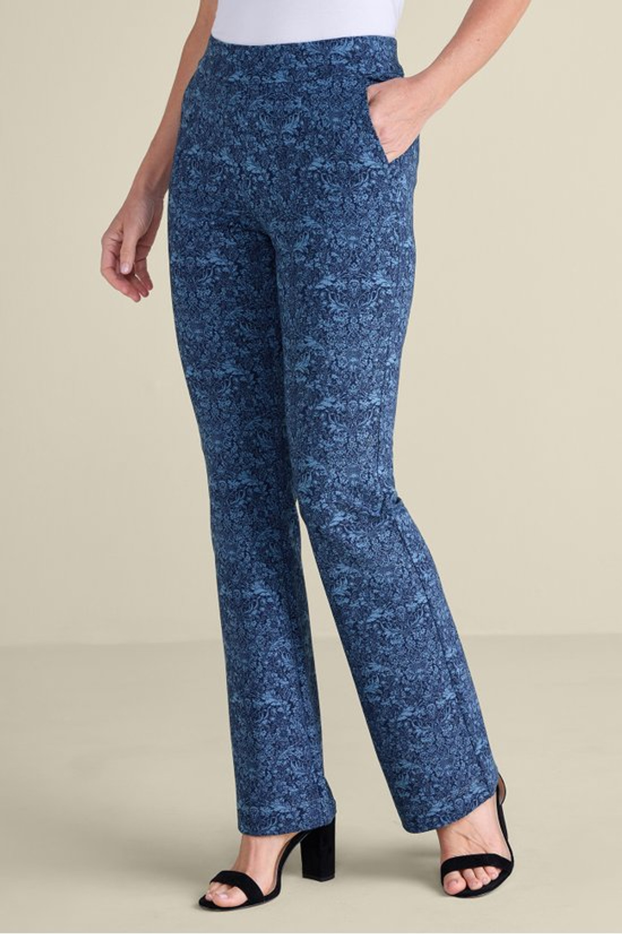 SoftEssential™ Ponte Bootcut Pants - Soft Surroundings Outlet