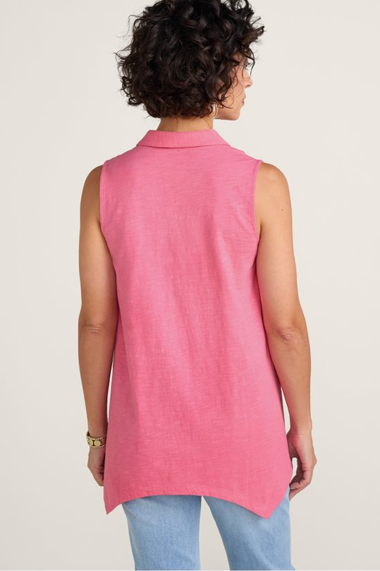 Danielle Button Sleeveless Tunic - Soft Surroundings Outlet