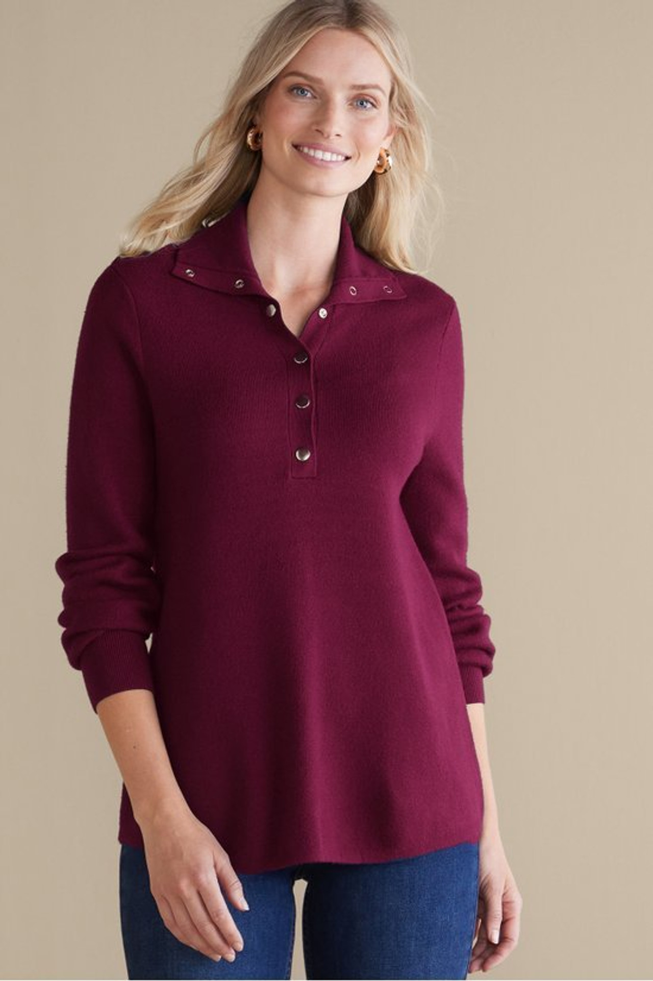 Meria Sweater Tunic - Soft Surroundings Outlet