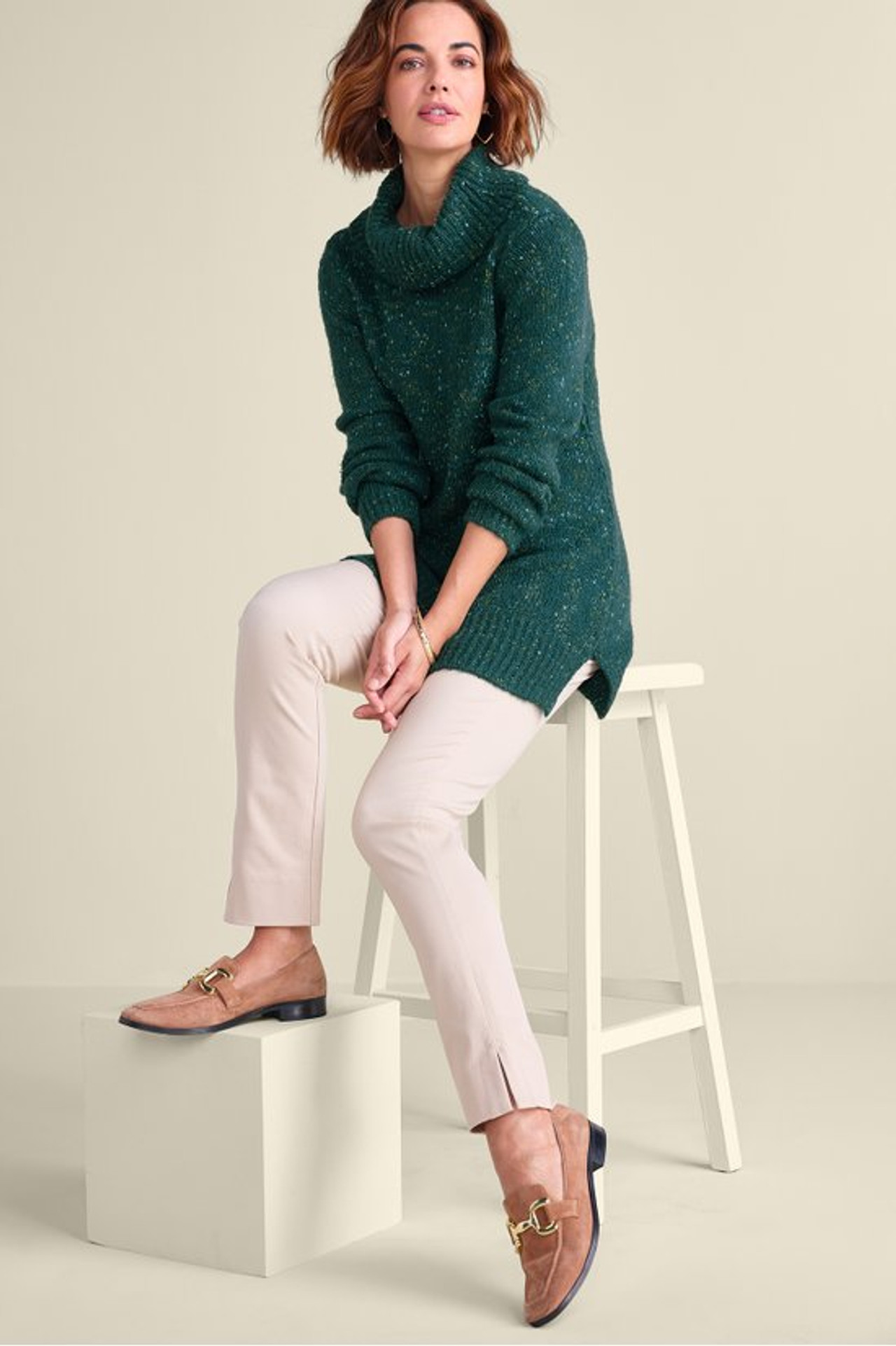 Nixie Speckled Sweater - Soft Surroundings Outlet