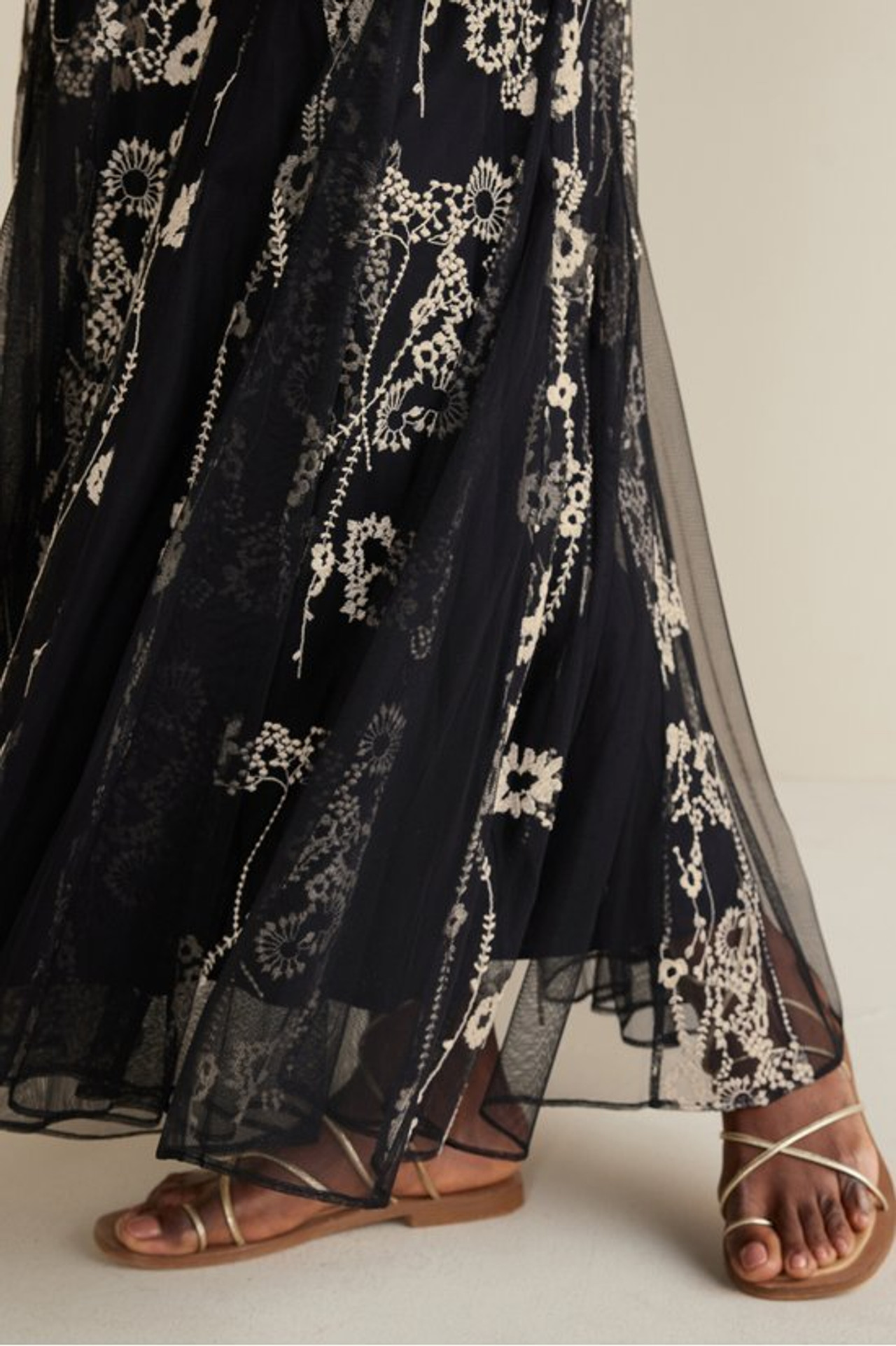 Leatrice Embroidered Maxi Skirt - Soft Surroundings Outlet