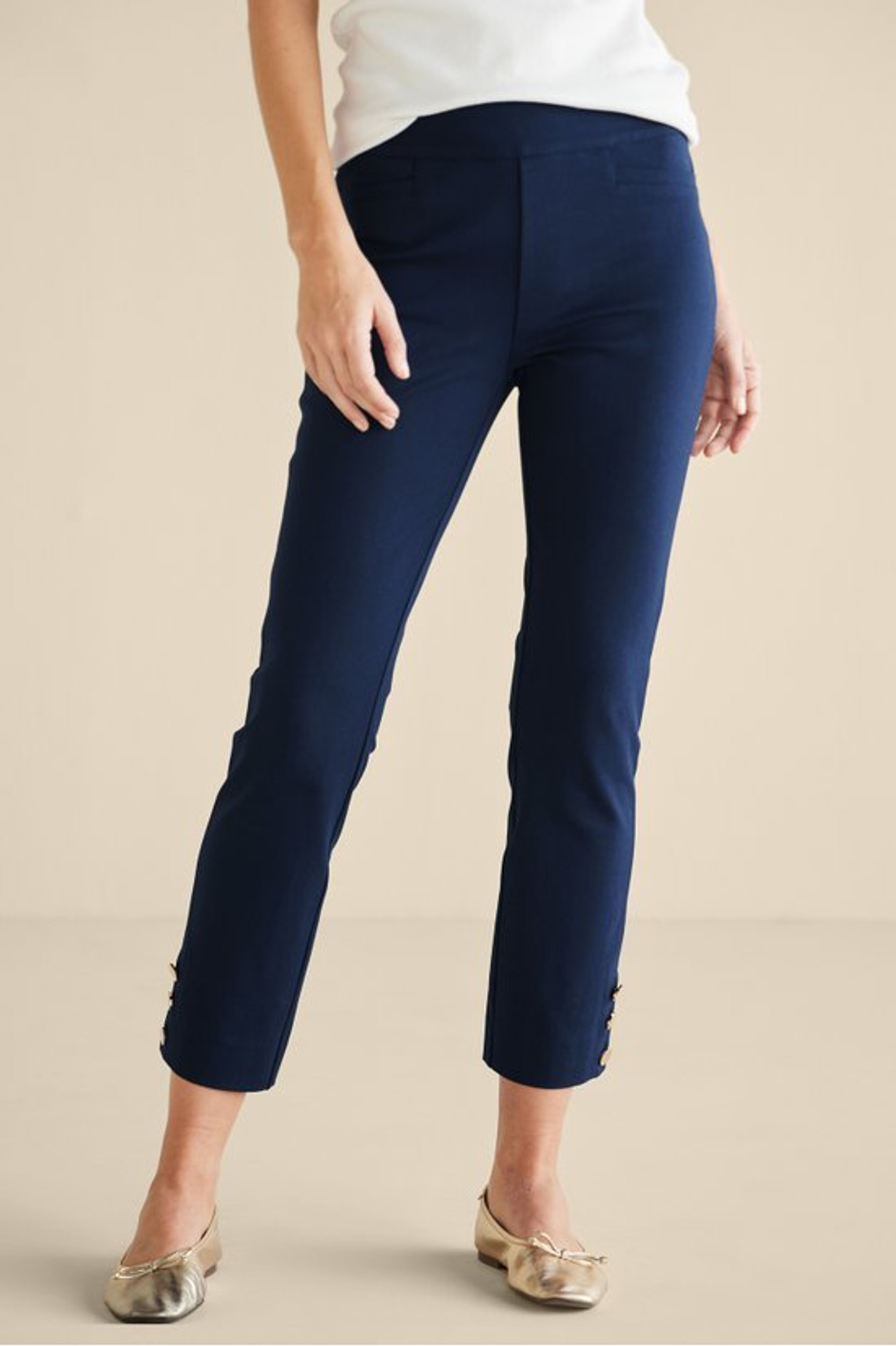 SoftEssential™ SUPERLA Slim Leg Crop Pants - Soft Surroundings Outlet