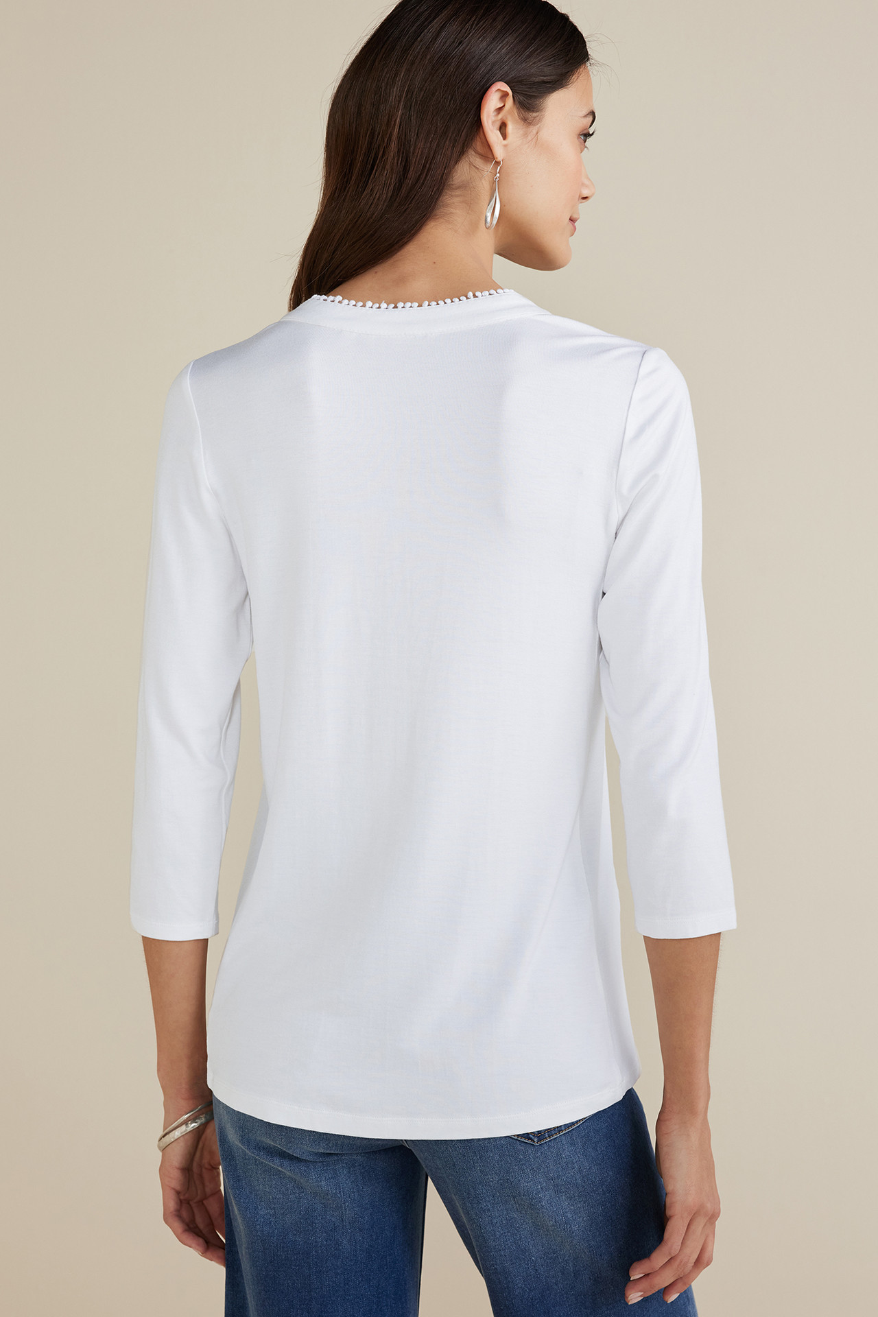 Delsie Embroidered Top - Soft Surroundings Outlet