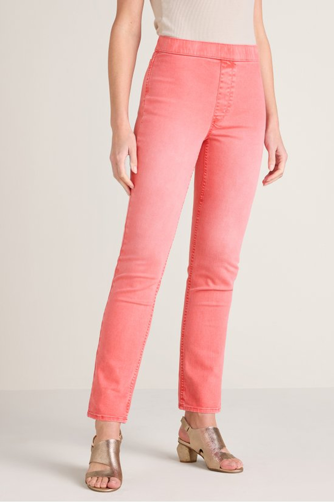 Ultimate Denim Pull-On Slim Leg Jeans - Soft Surroundings Outlet