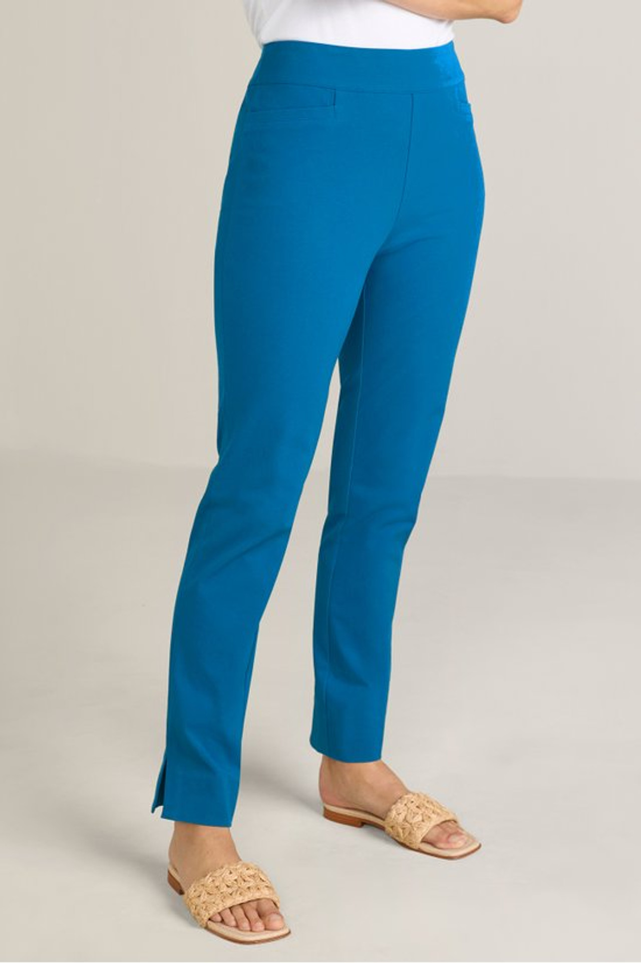 SoftEssential™ SUPERLA Slim Leg Ankle Pants - Soft Surroundings Outlet