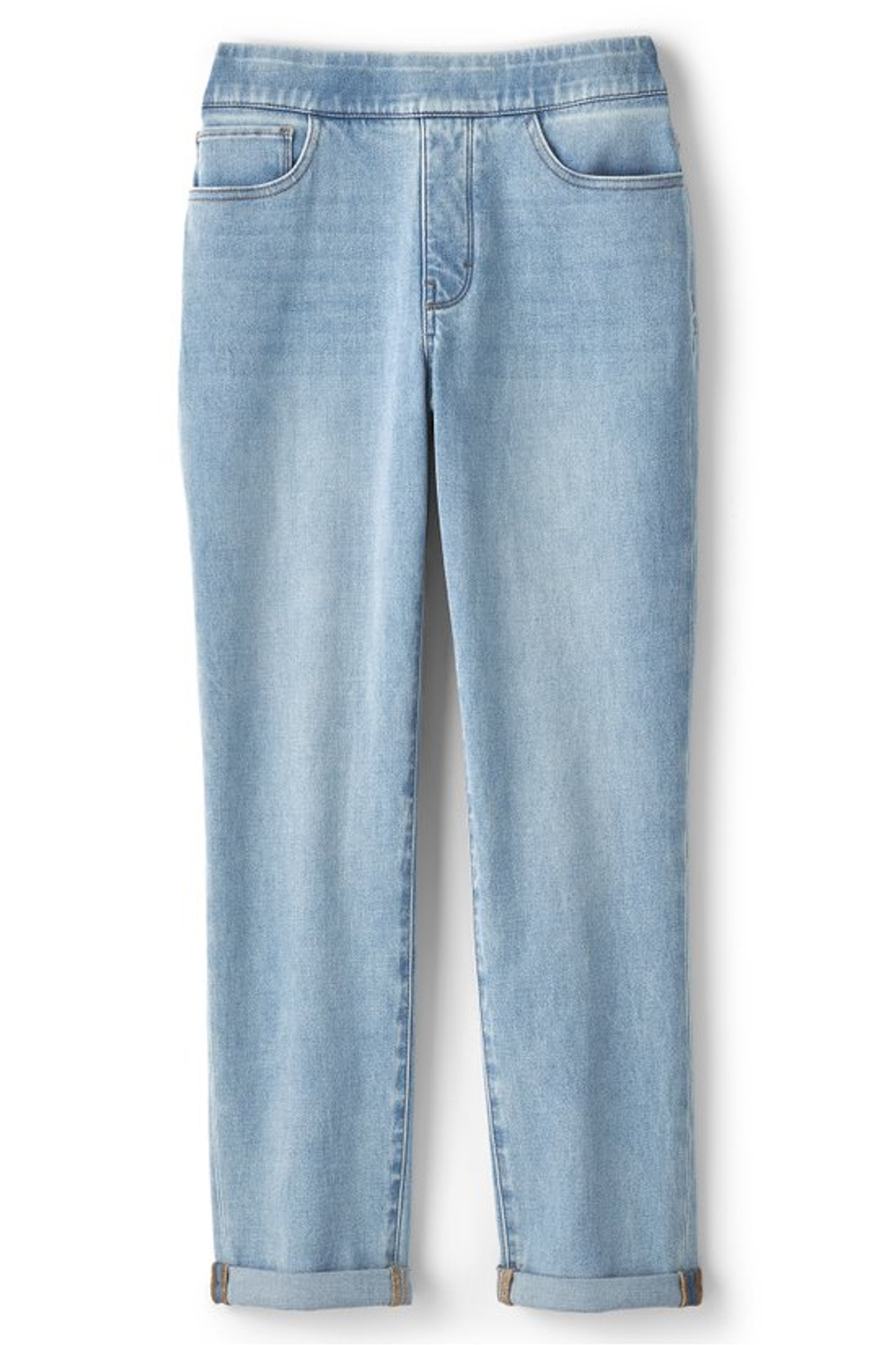 The Ultimate Denim Pull-On Crop - Soft Surroundings Outlet