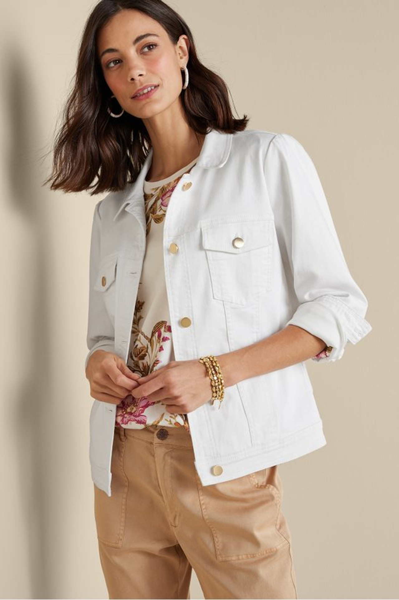 Diana Shapely Denim Jacket - Soft Surroundings Outlet