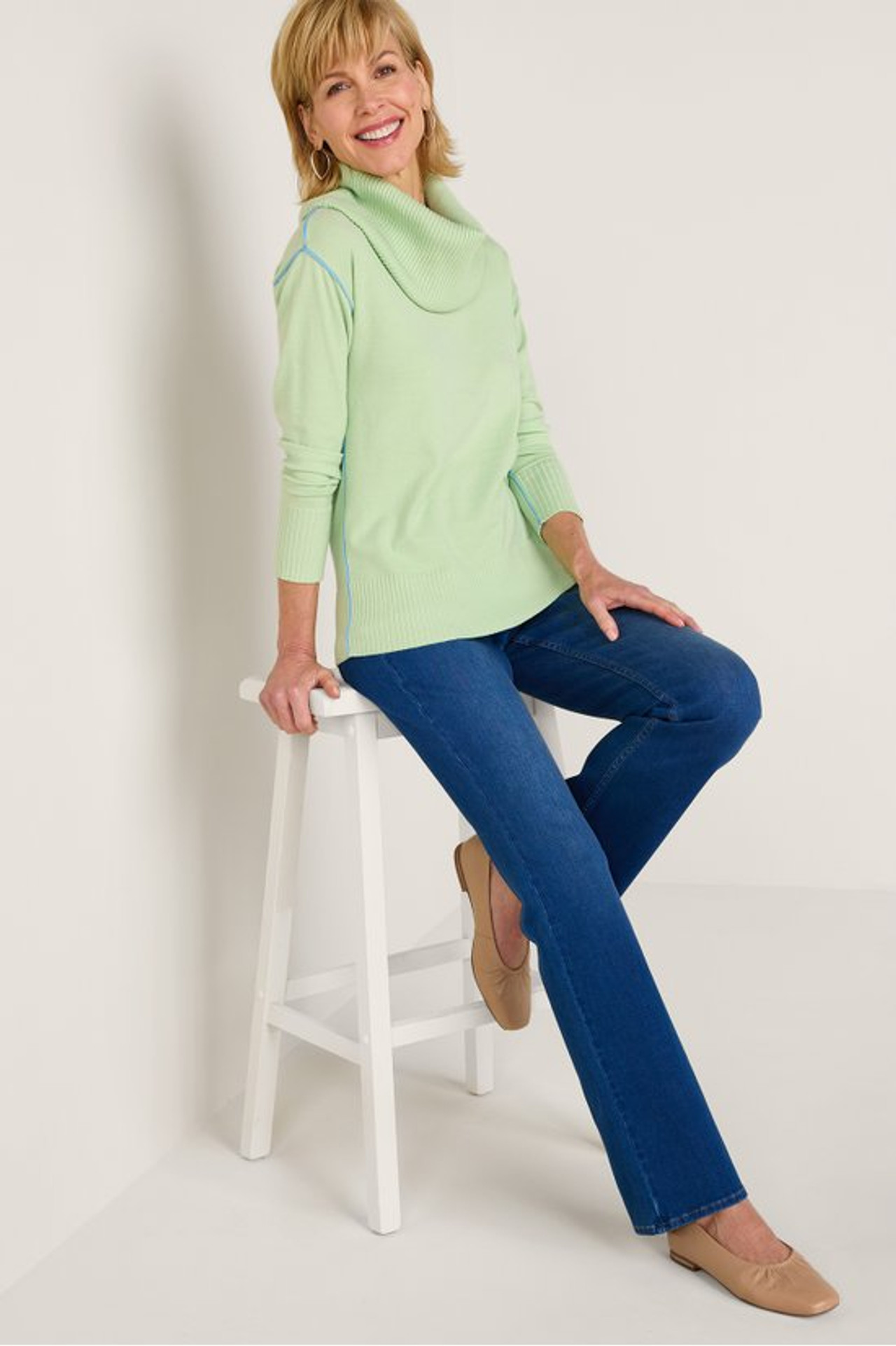 Winslet Detachable Cowl Neck Sweater - Soft Surroundings Outlet