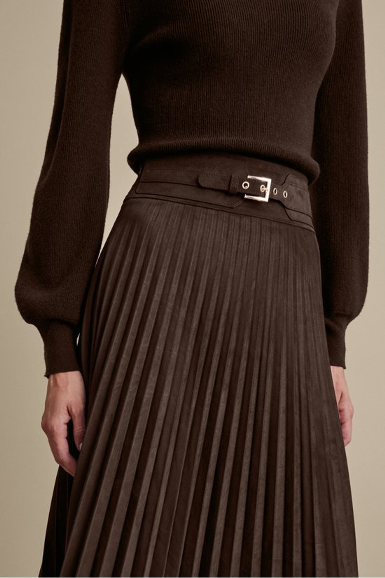 Lavina Faux Suede Skirt - Soft Surroundings Outlet