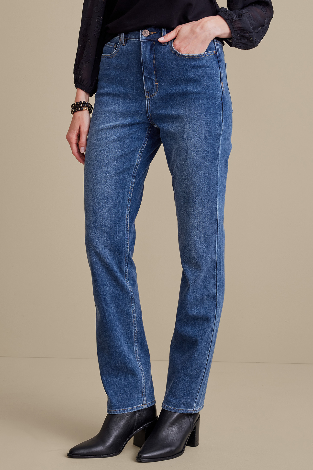 Ultimate Denim Straight Leg Jeans - Soft Surroundings Outlet