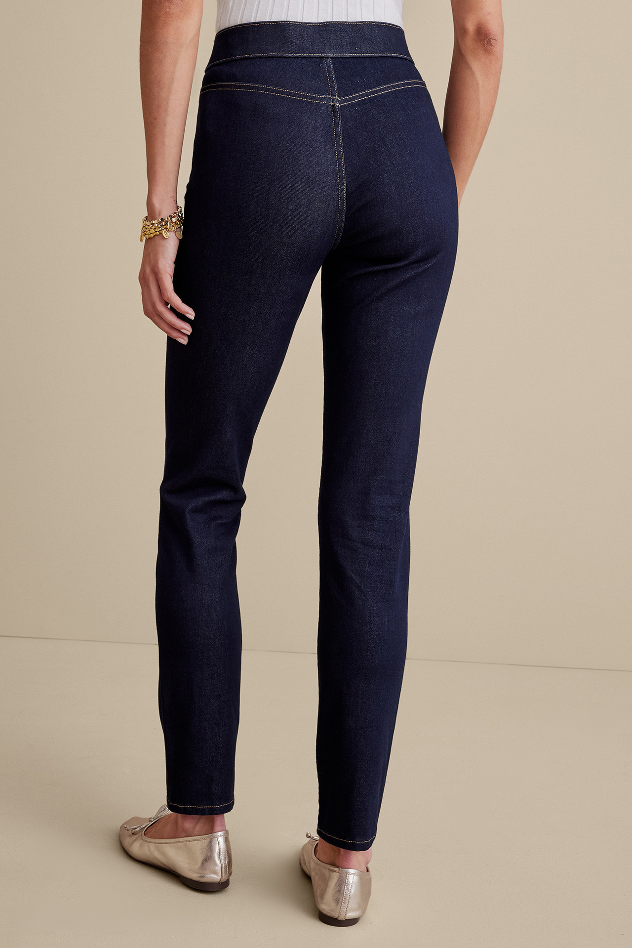 Ultimate Denim Pull-On Slim Leg Jeans - Soft Surroundings Outlet